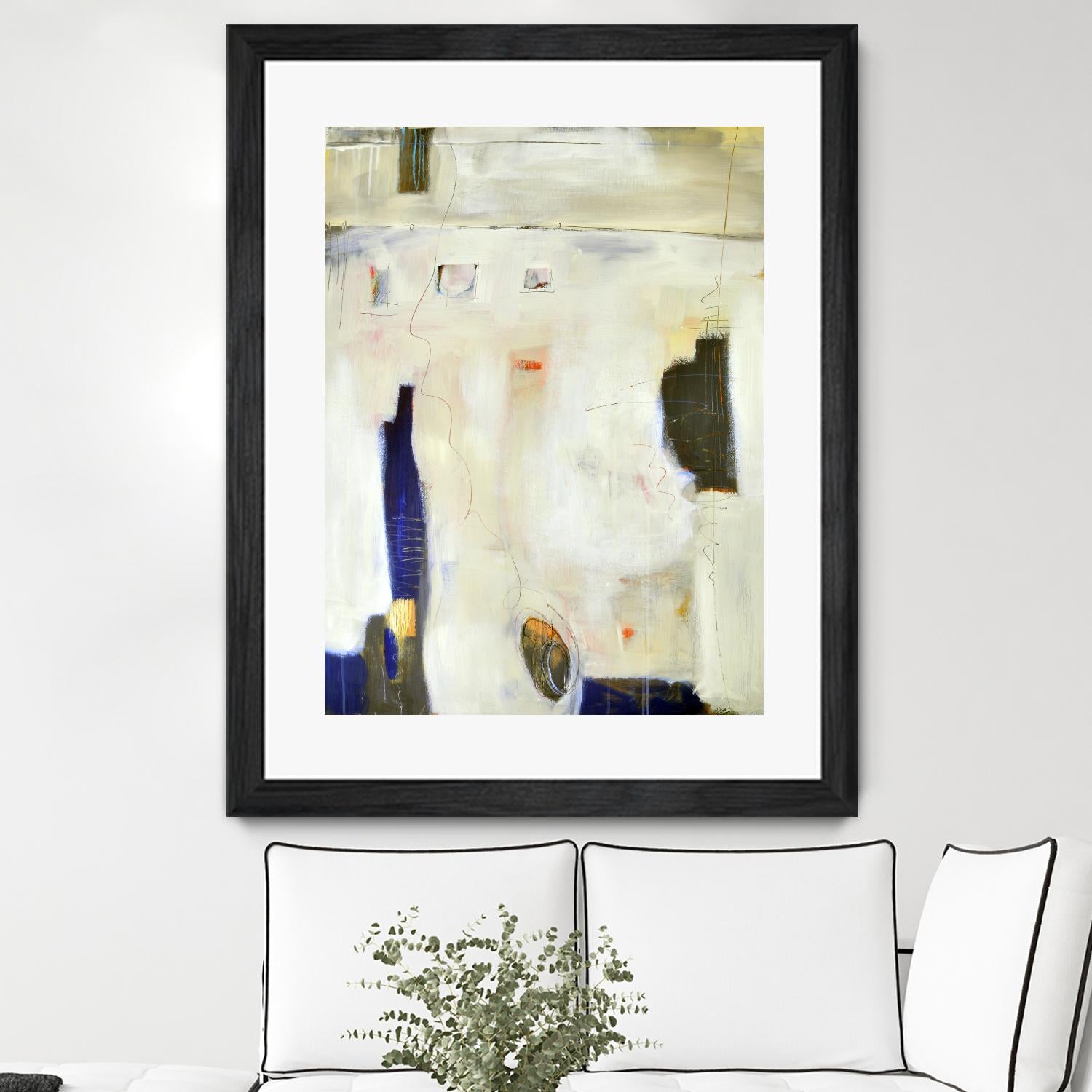 Unwind II by Mark Pulliam on GIANT ART - blue abstract