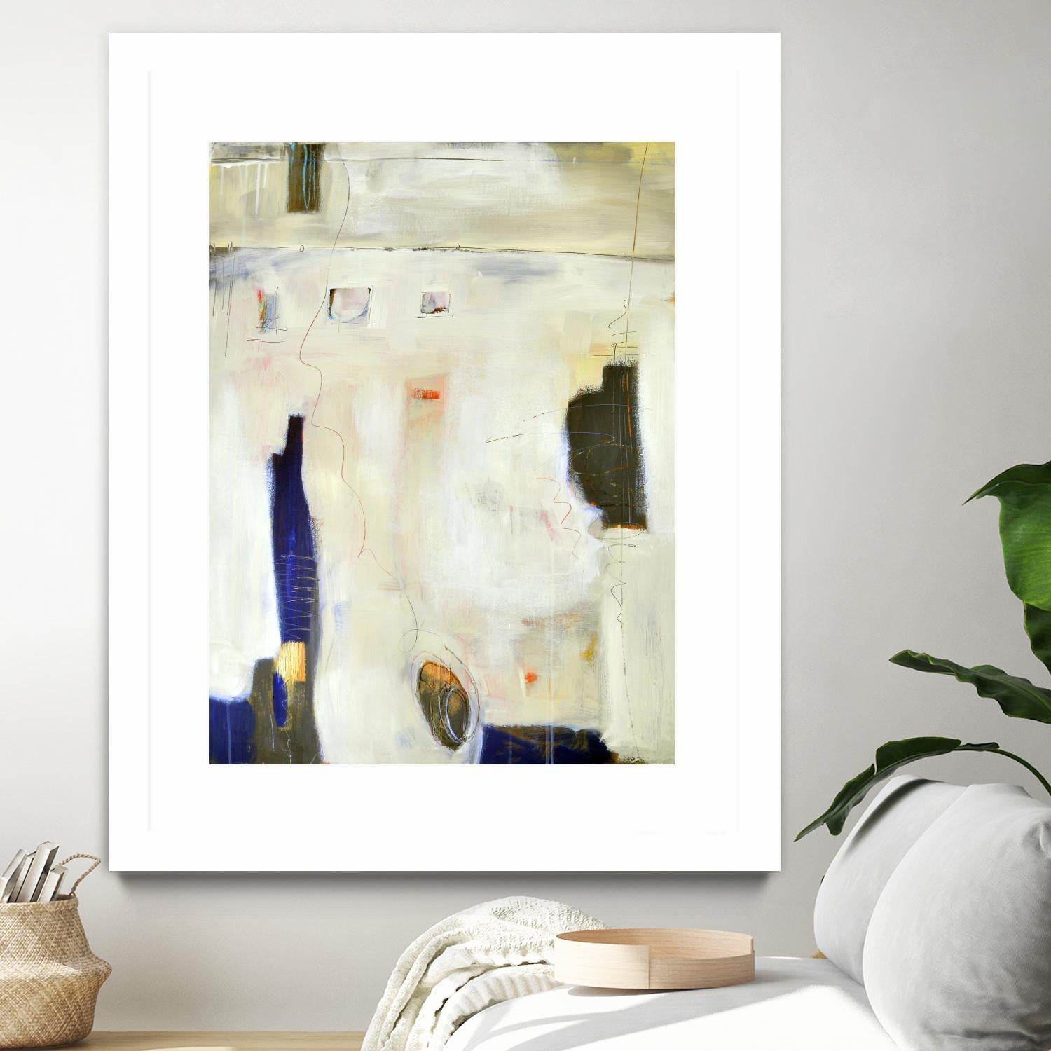 Unwind II by Mark Pulliam on GIANT ART - blue abstract