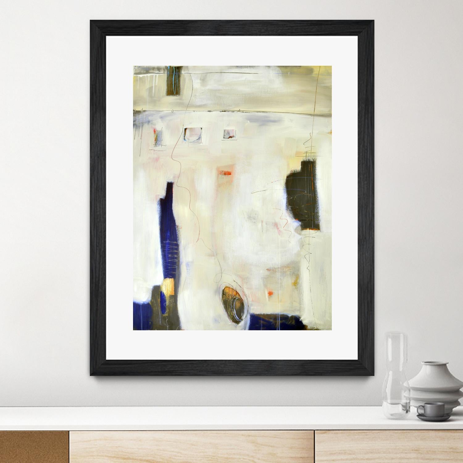 Unwind II by Mark Pulliam on GIANT ART - blue abstract