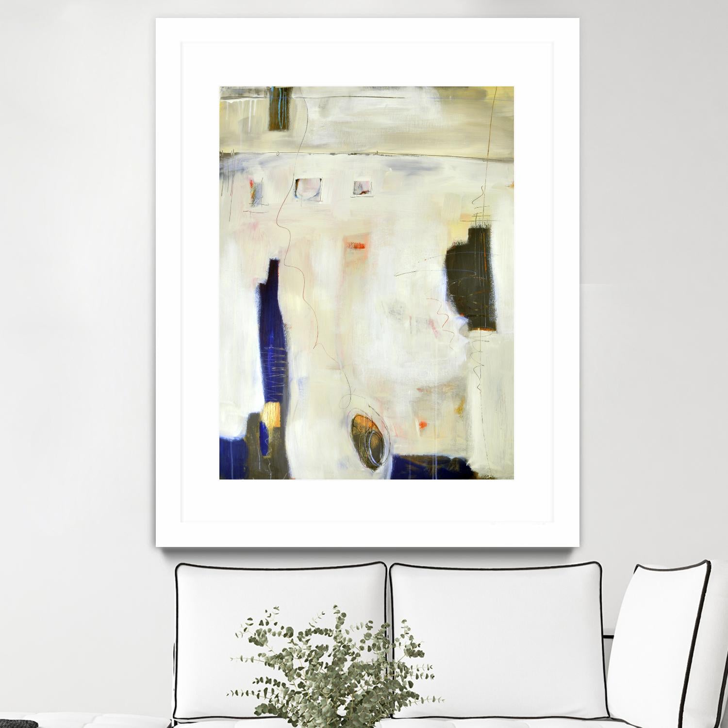 Unwind II by Mark Pulliam on GIANT ART - blue abstract