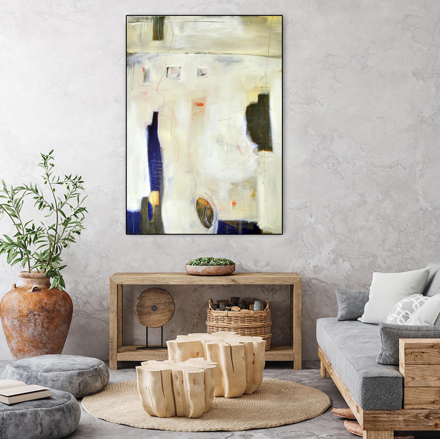 Unwind II by Mark Pulliam on GIANT ART - blue abstract