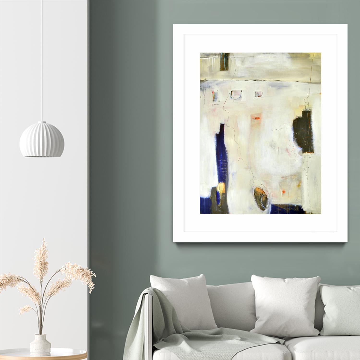 Unwind II by Mark Pulliam on GIANT ART - blue abstract