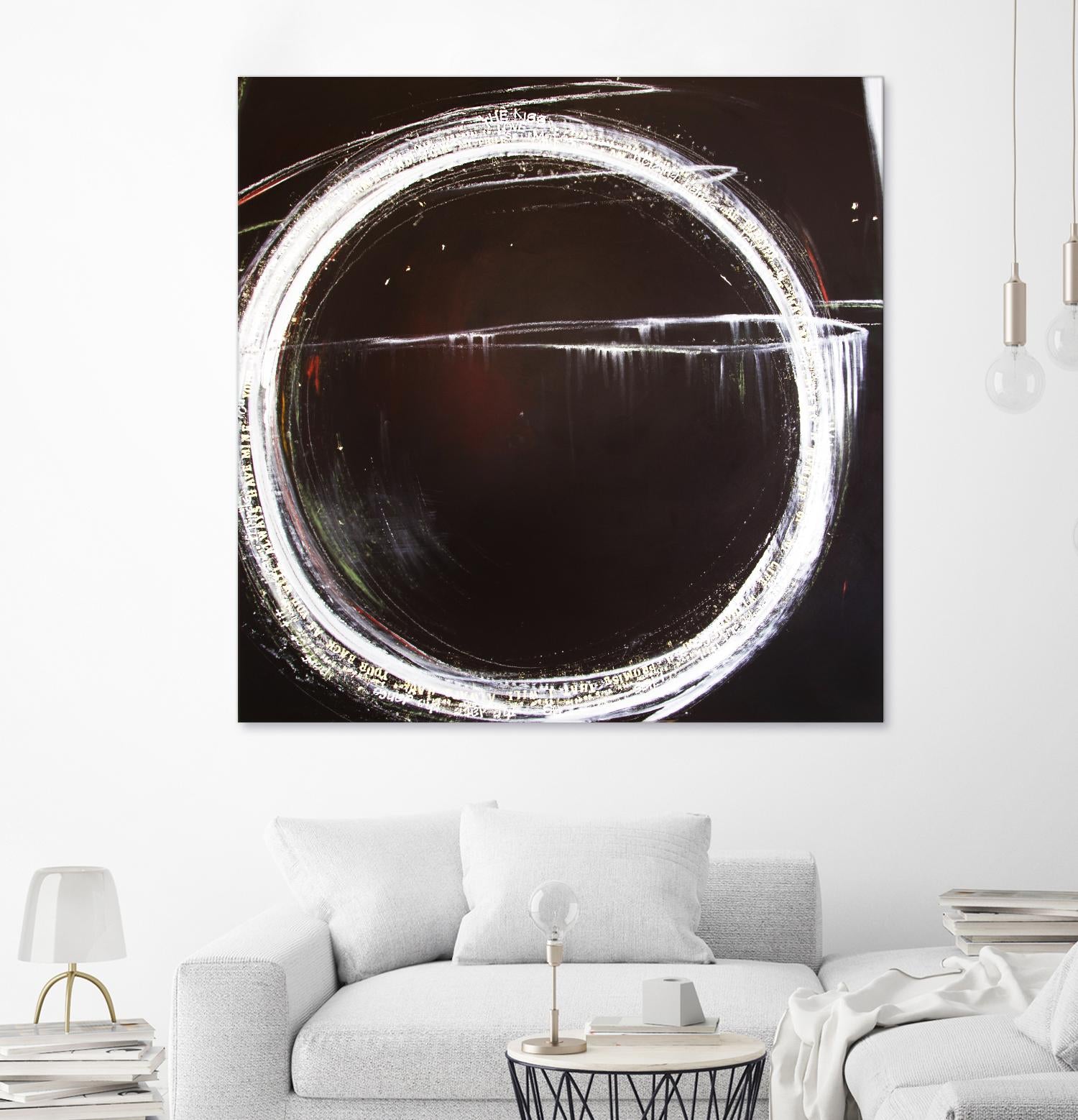 The Kiss by Mark Pulliam on GIANT ART - white abstract