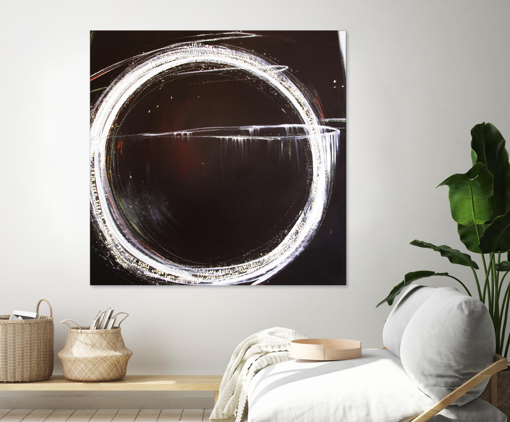 The Kiss by Mark Pulliam on GIANT ART - white abstract