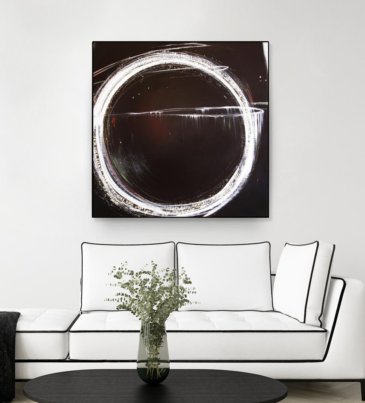 The Kiss by Mark Pulliam on GIANT ART - white abstract