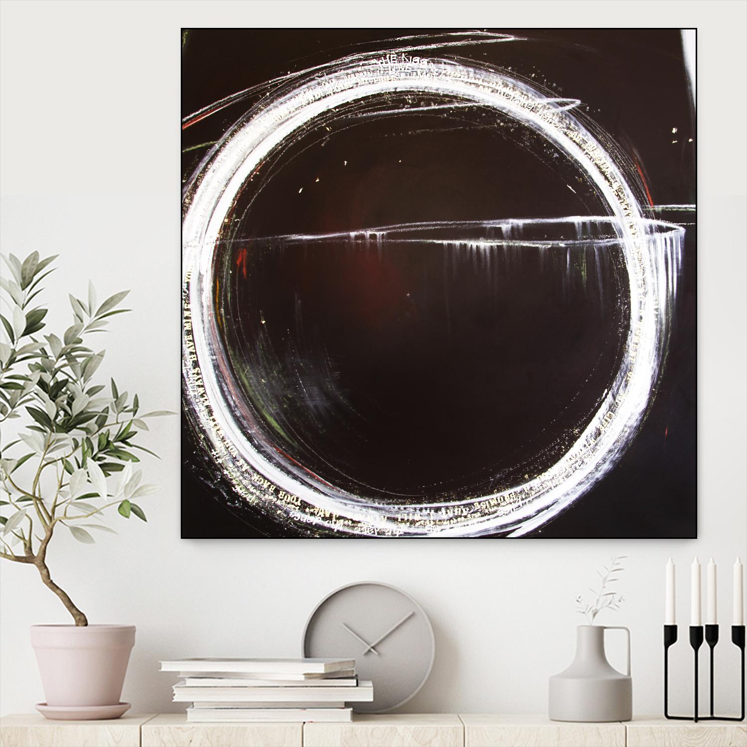 The Kiss by Mark Pulliam on GIANT ART - white abstract