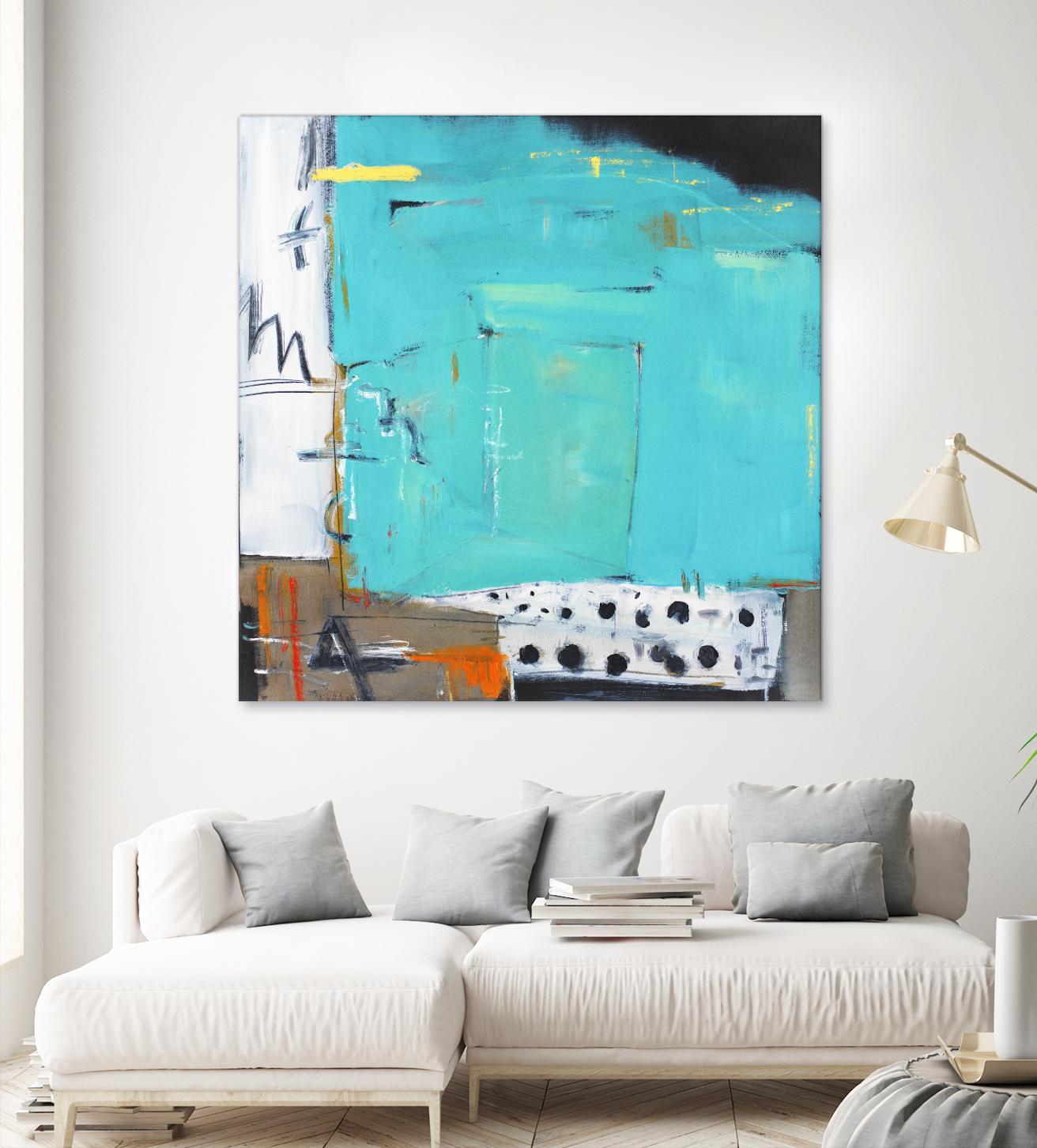 Ocean Side Café by Mark Pulliam on GIANT ART - white abstract