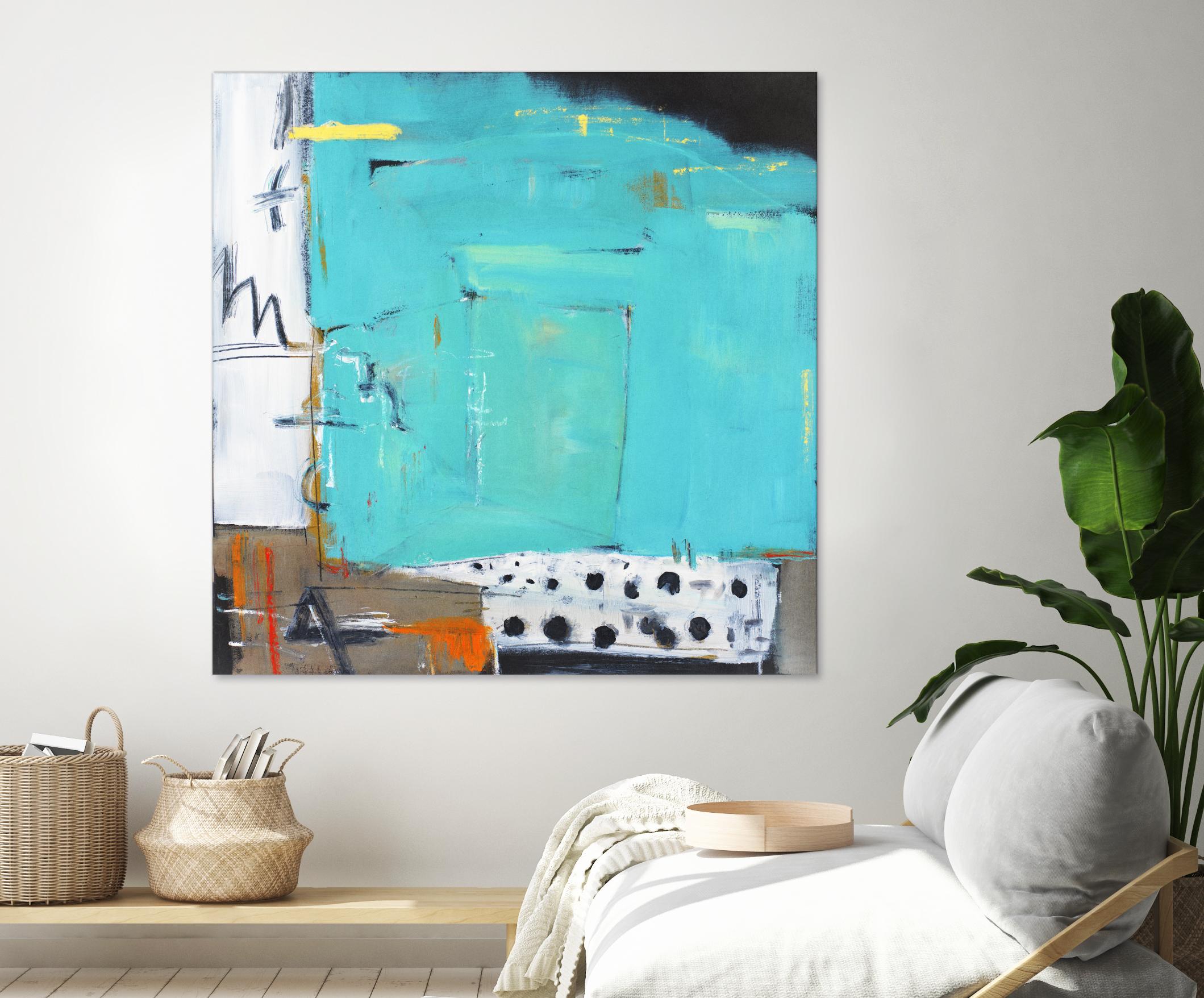 Ocean Side Café by Mark Pulliam on GIANT ART - white abstract