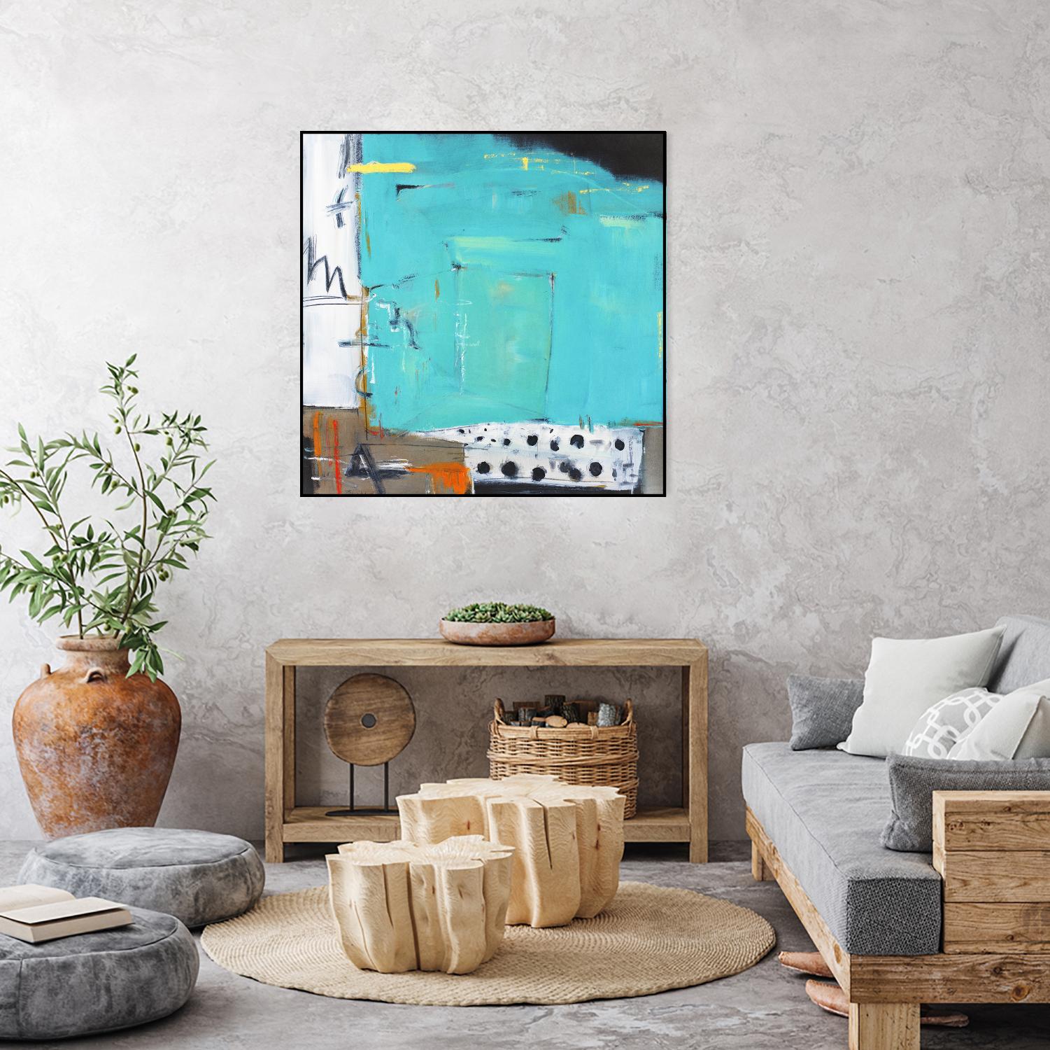 Ocean Side Café by Mark Pulliam on GIANT ART - white abstract