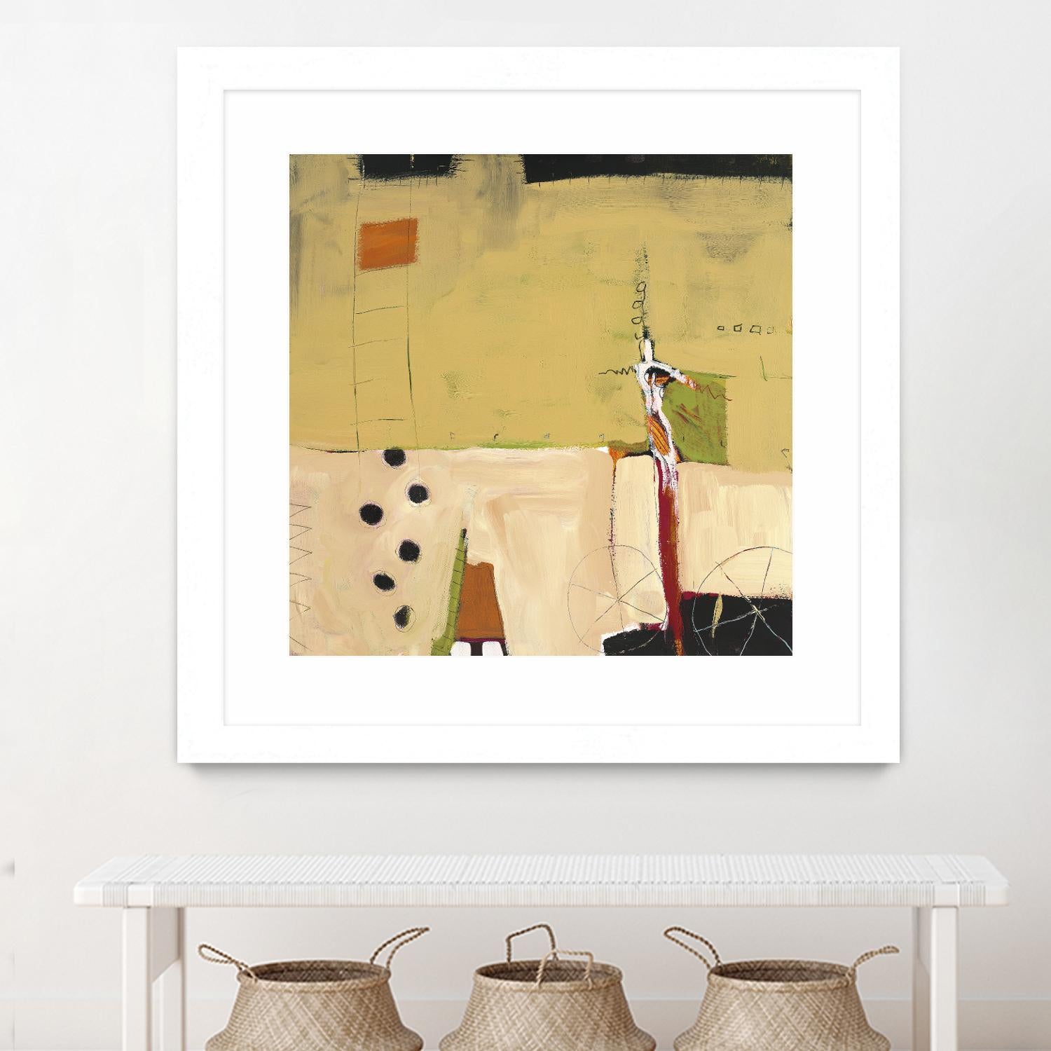 Le Circ II by Mark Pulliam on GIANT ART - yellow abstract