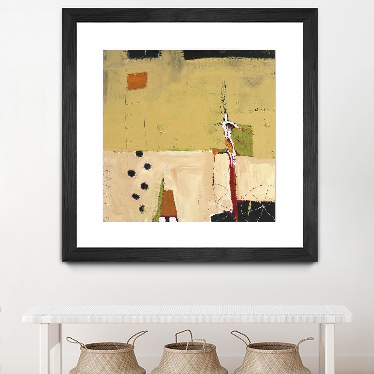 Le Circ II by Mark Pulliam on GIANT ART - yellow abstract