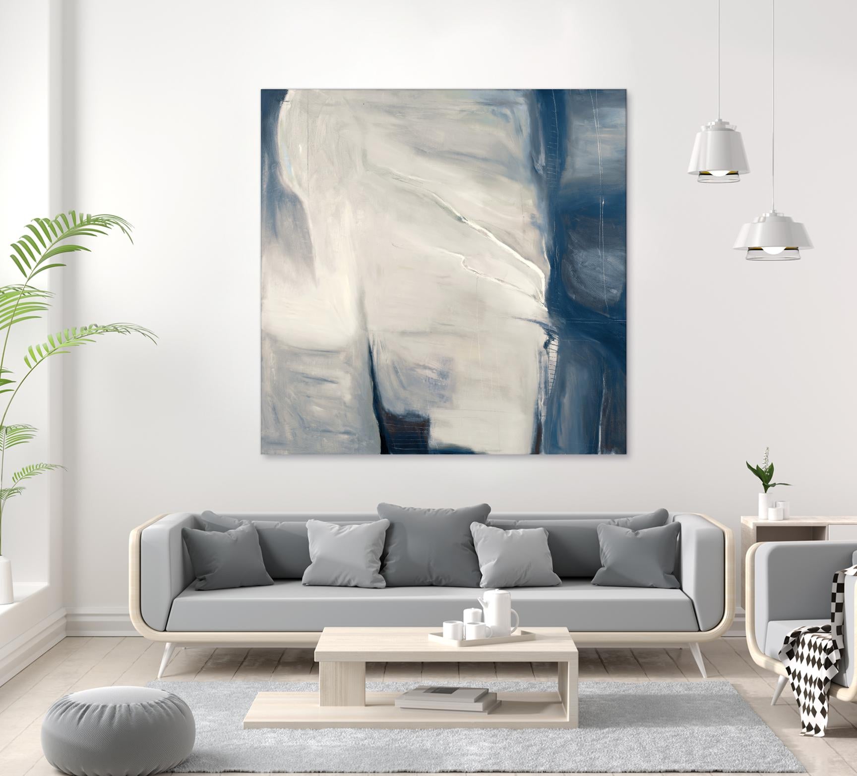 Serene by Mark Pulliam on GIANT ART - beige abstract