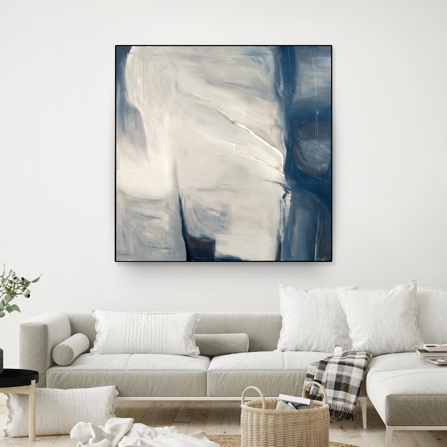Serene by Mark Pulliam on GIANT ART - beige abstract