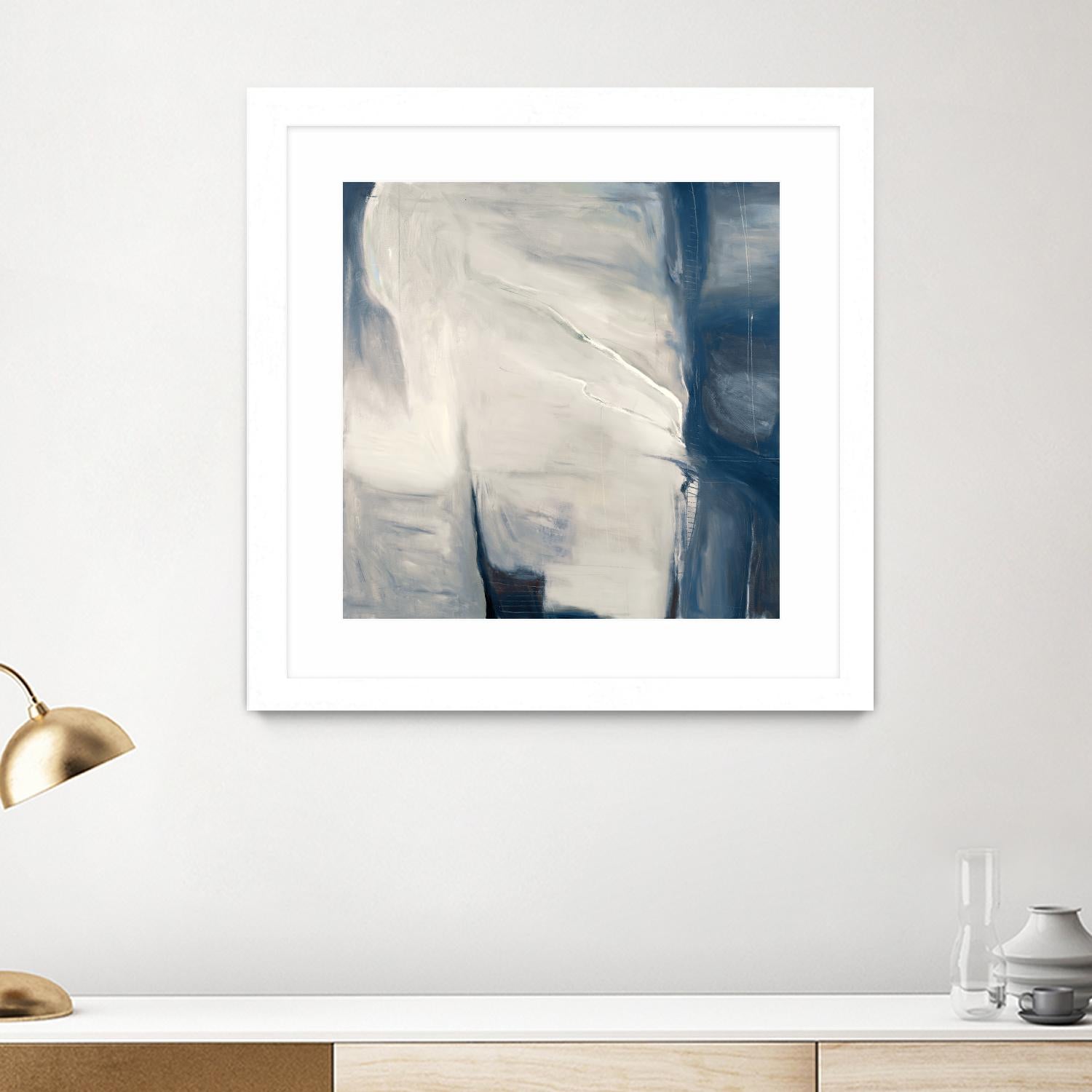 Serene by Mark Pulliam on GIANT ART - beige abstract