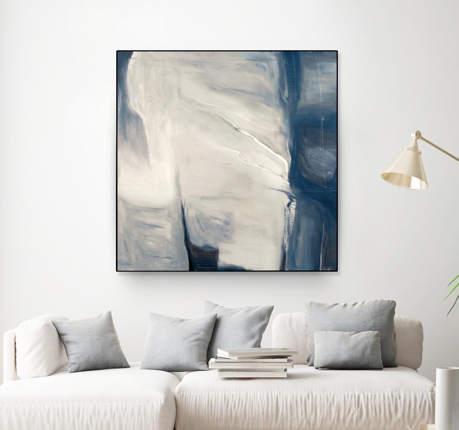 Serene by Mark Pulliam on GIANT ART - beige abstract