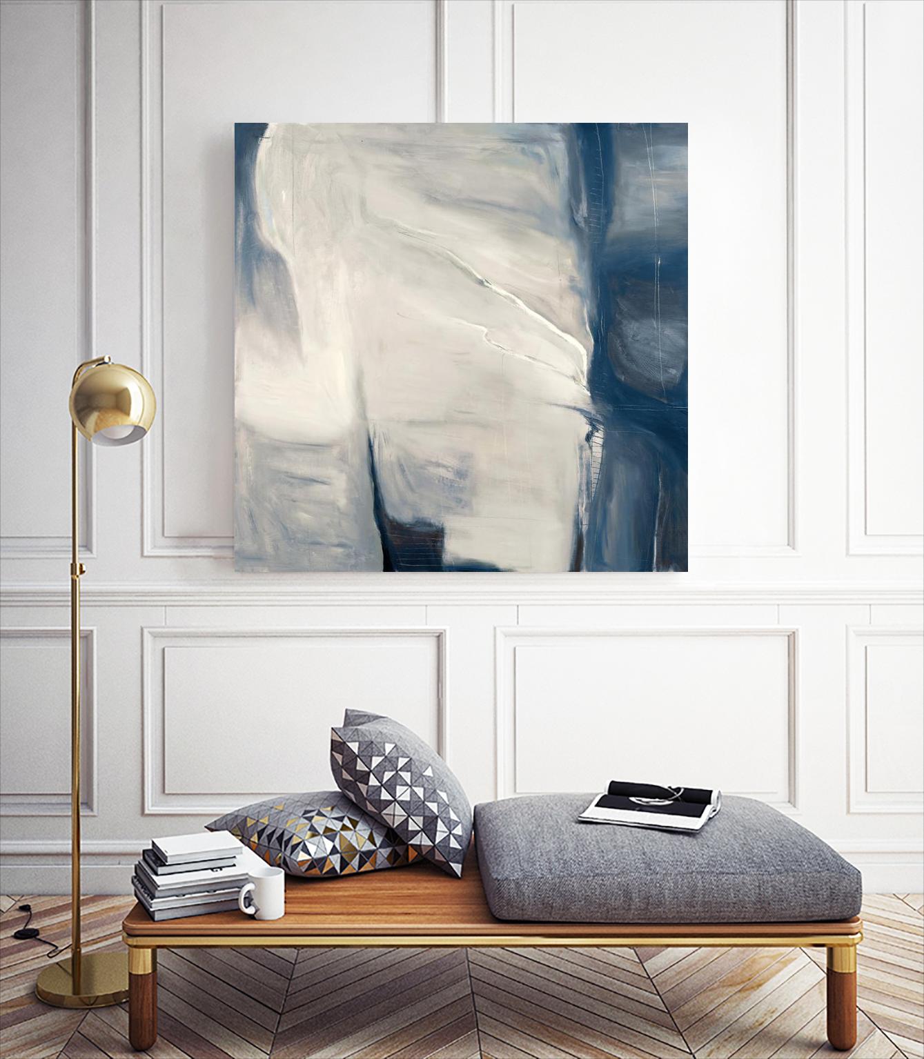 Serene by Mark Pulliam on GIANT ART - beige abstract