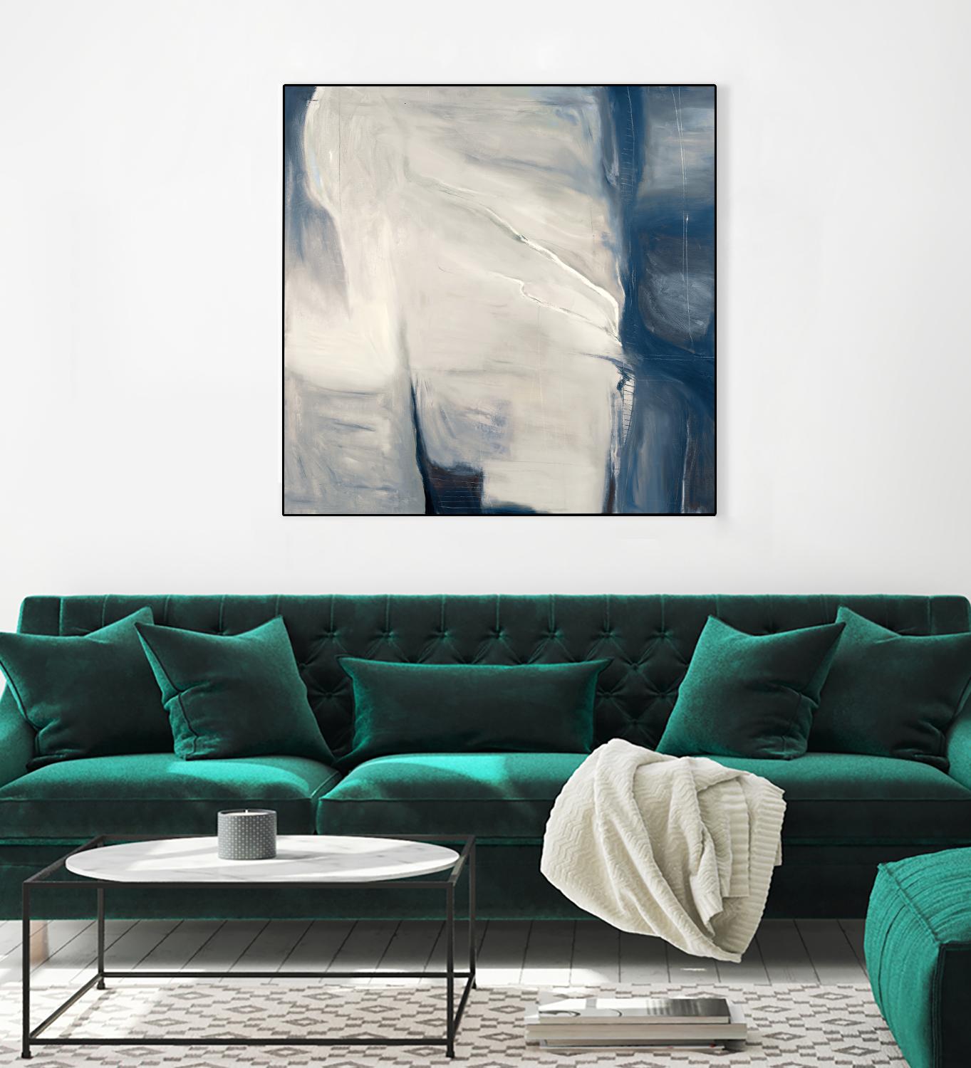 Serene by Mark Pulliam on GIANT ART - beige abstract