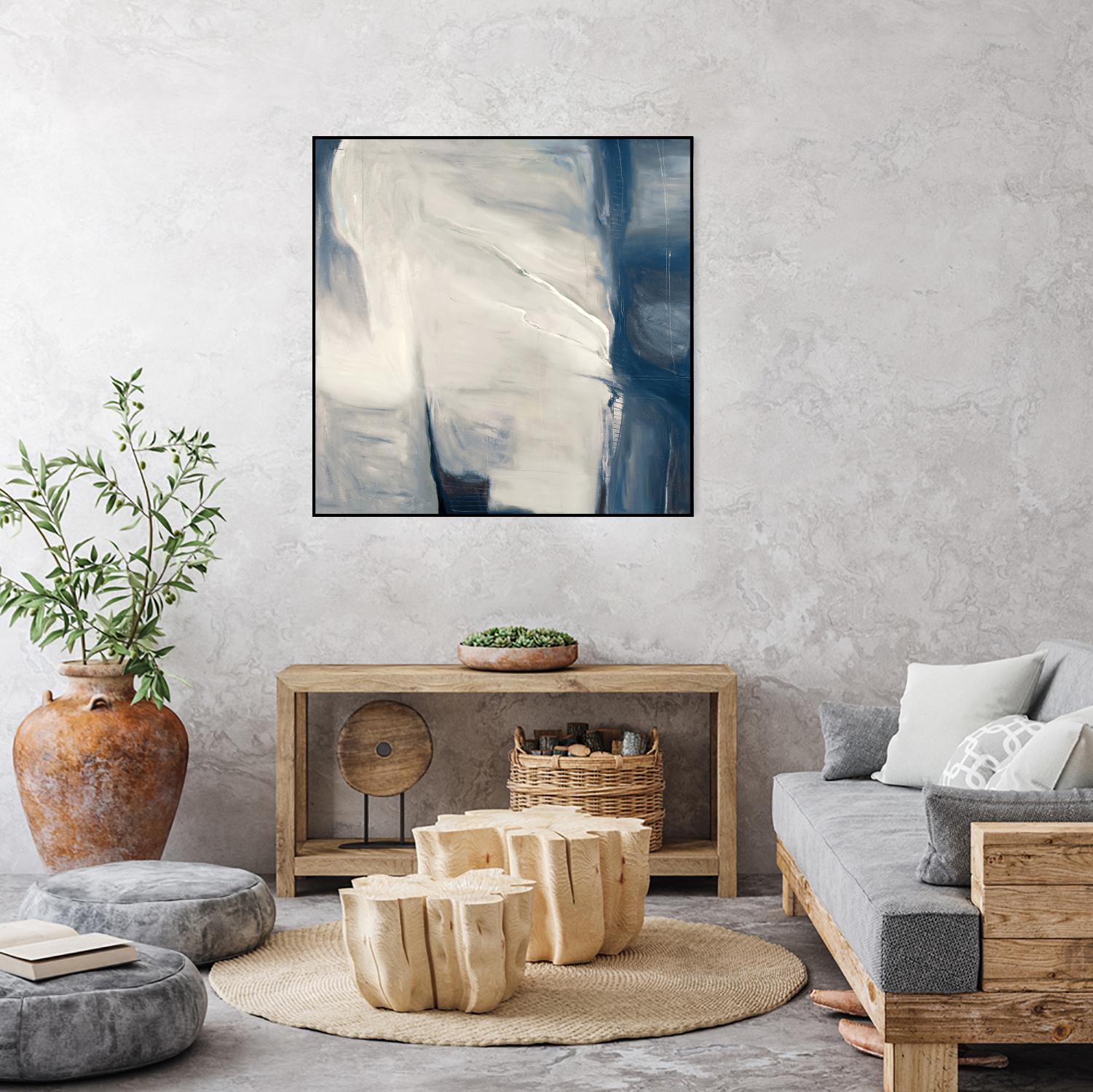 Serene by Mark Pulliam on GIANT ART - beige abstract