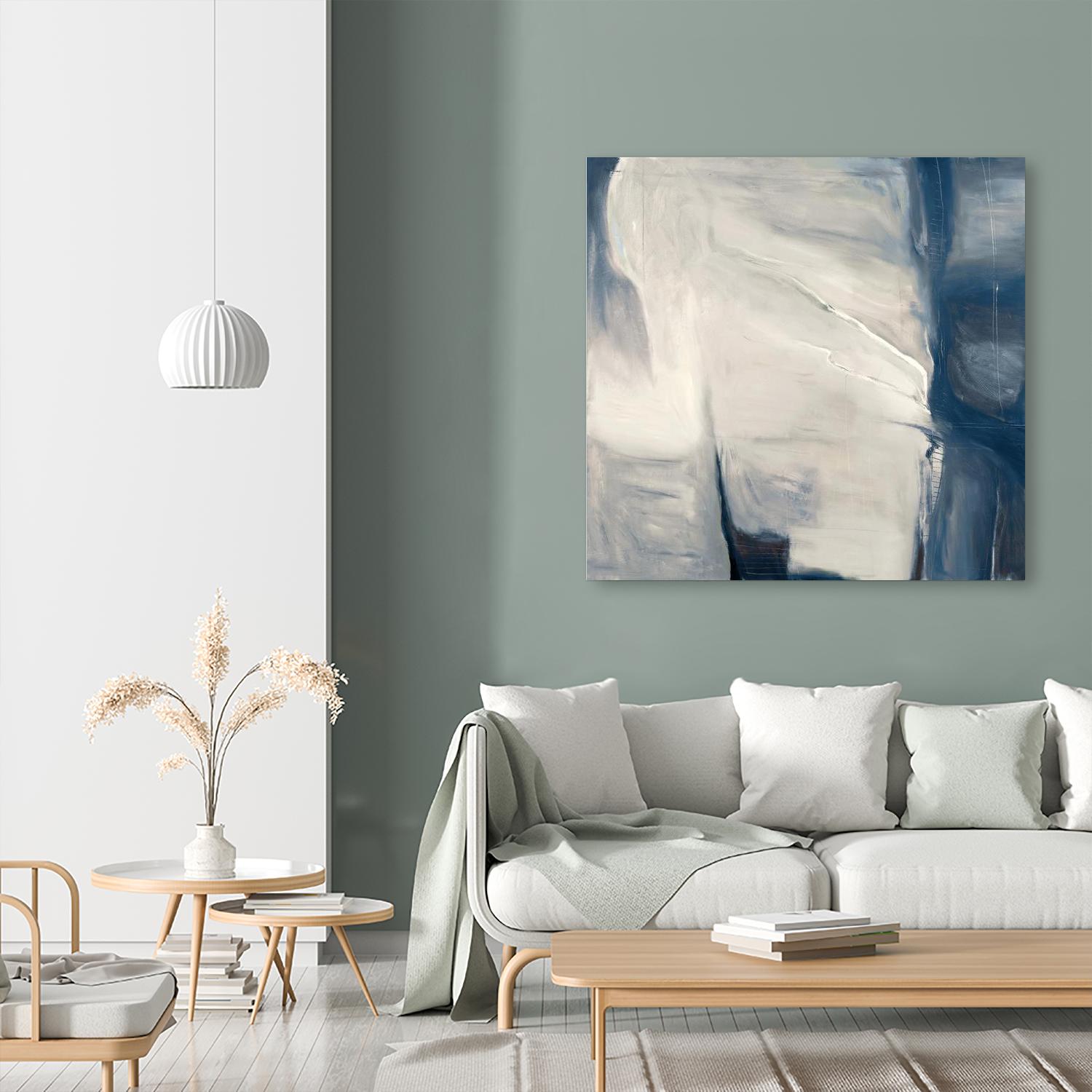 Serene by Mark Pulliam on GIANT ART - beige abstract