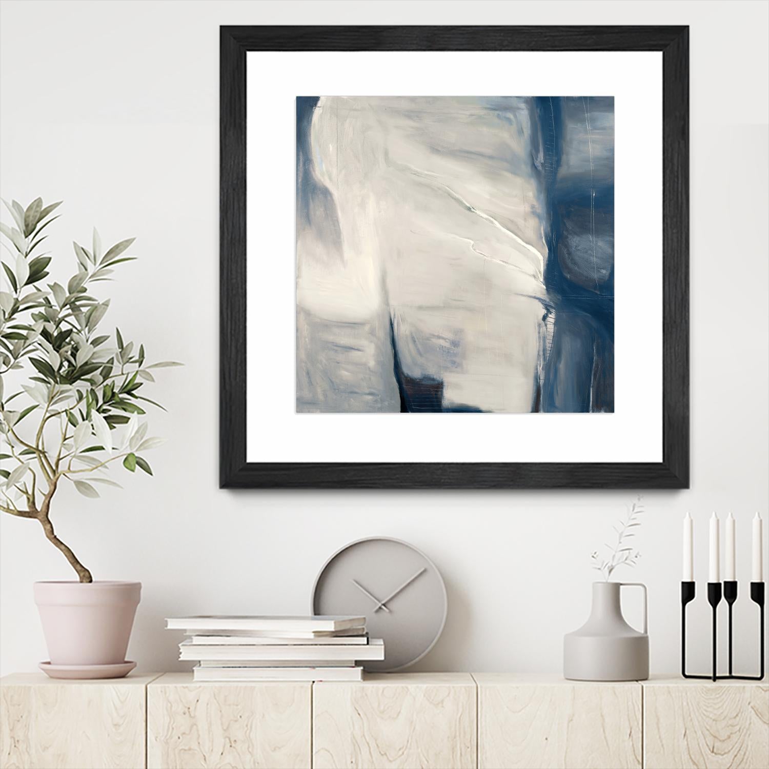 Serene by Mark Pulliam on GIANT ART - beige abstract