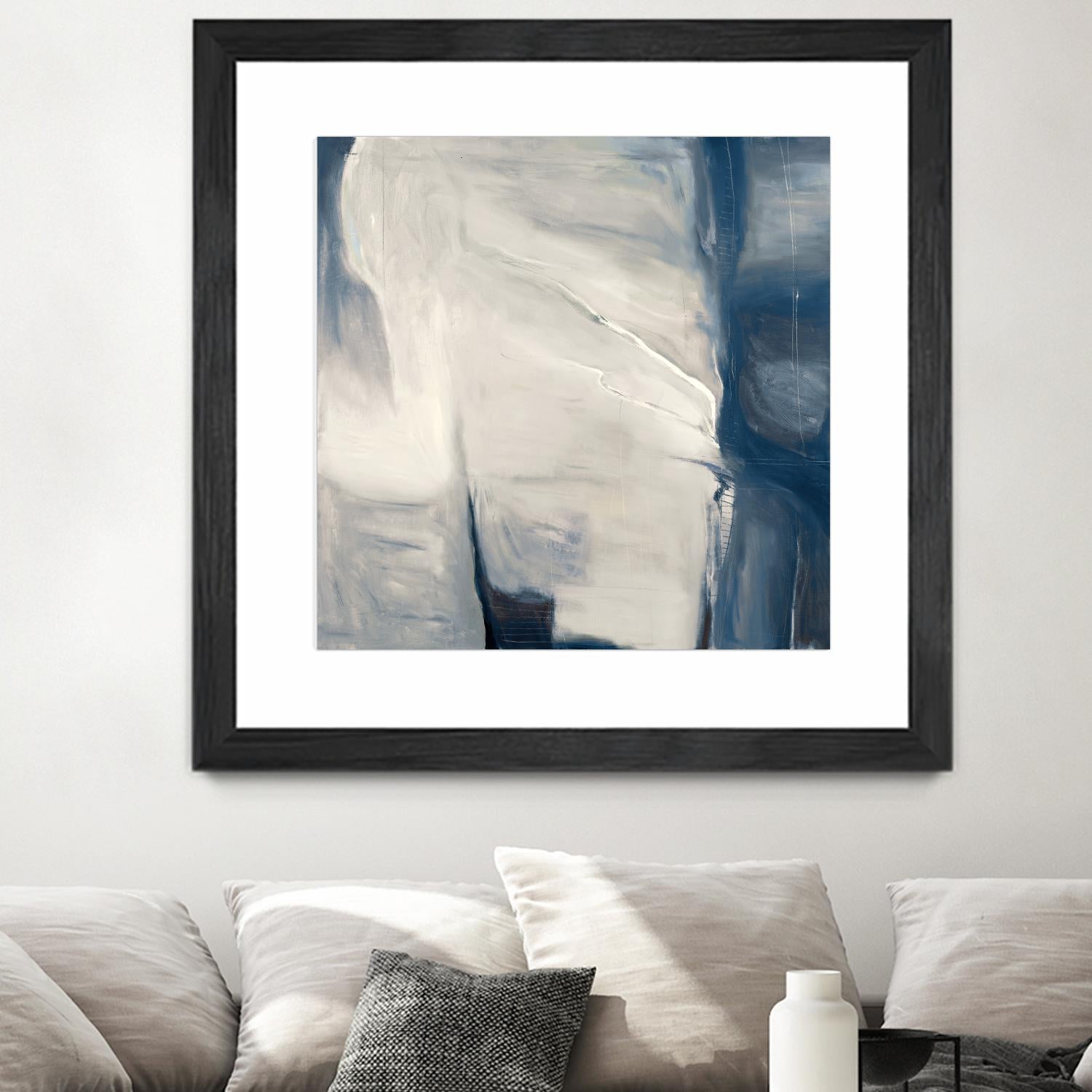 Serene by Mark Pulliam on GIANT ART - beige abstract