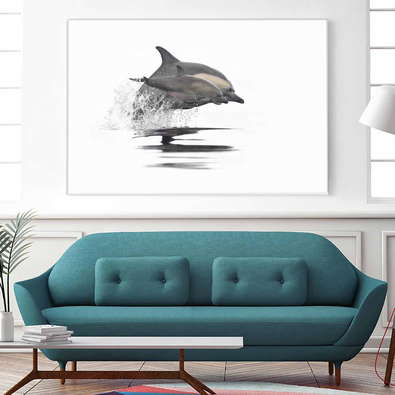 Mother and Daughter in Sync by Steve Munch on GIANT ART - grey nautical
