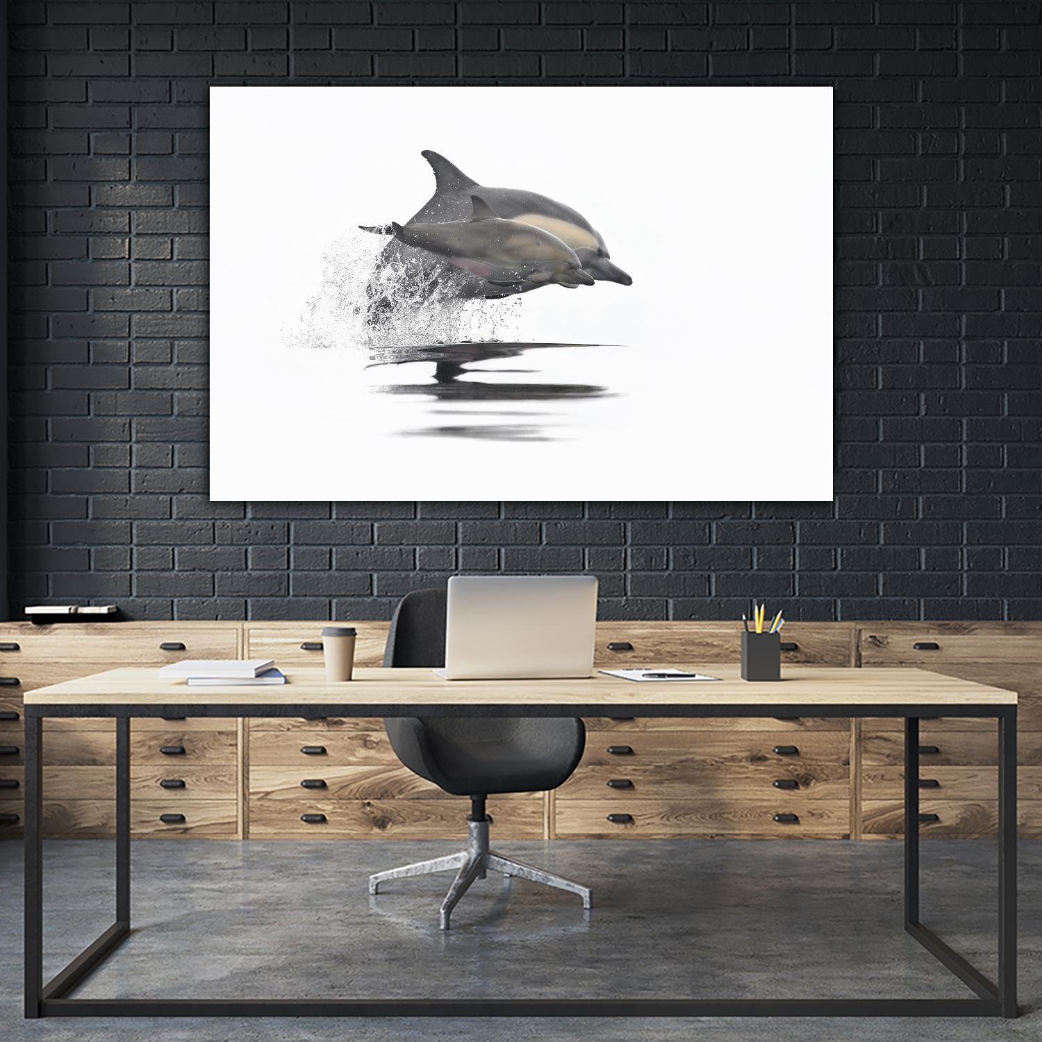 Mother and Daughter in Sync by Steve Munch on GIANT ART - grey nautical