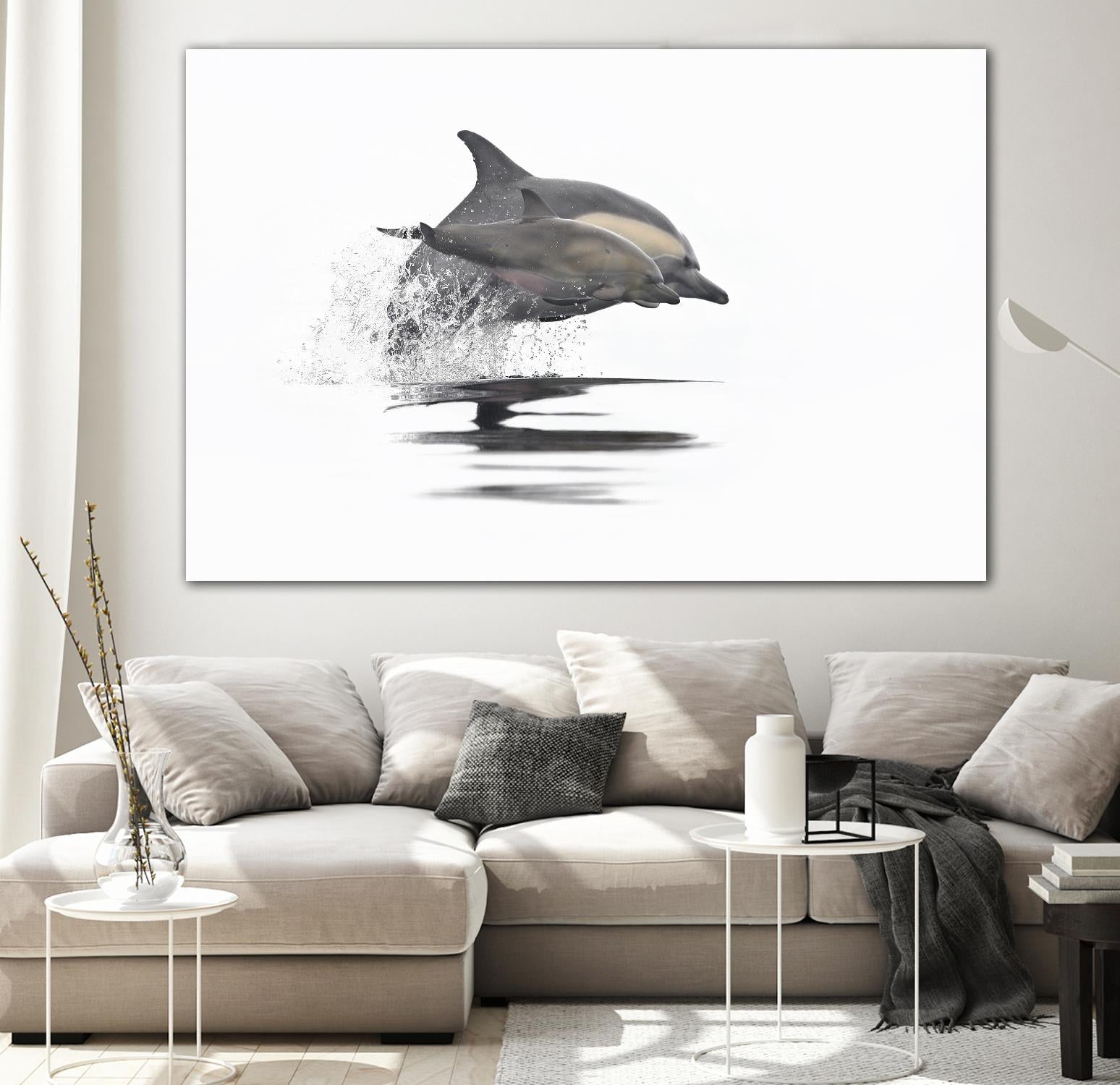 Mother and Daughter in Sync by Steve Munch on GIANT ART - grey nautical