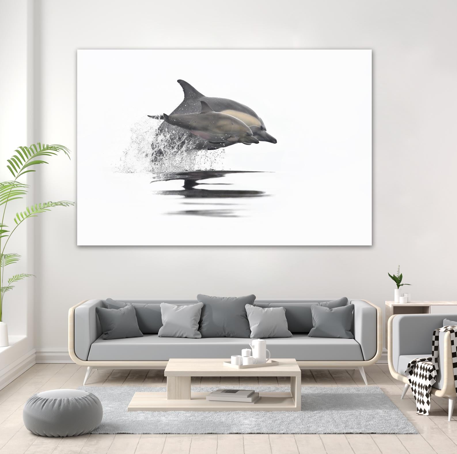 Mother and Daughter in Sync by Steve Munch on GIANT ART - grey nautical