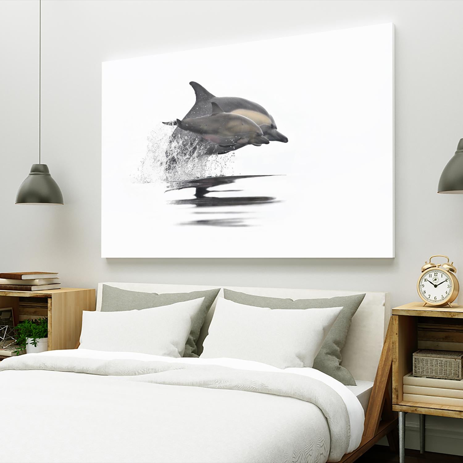 Mother and Daughter in Sync by Steve Munch on GIANT ART - grey nautical