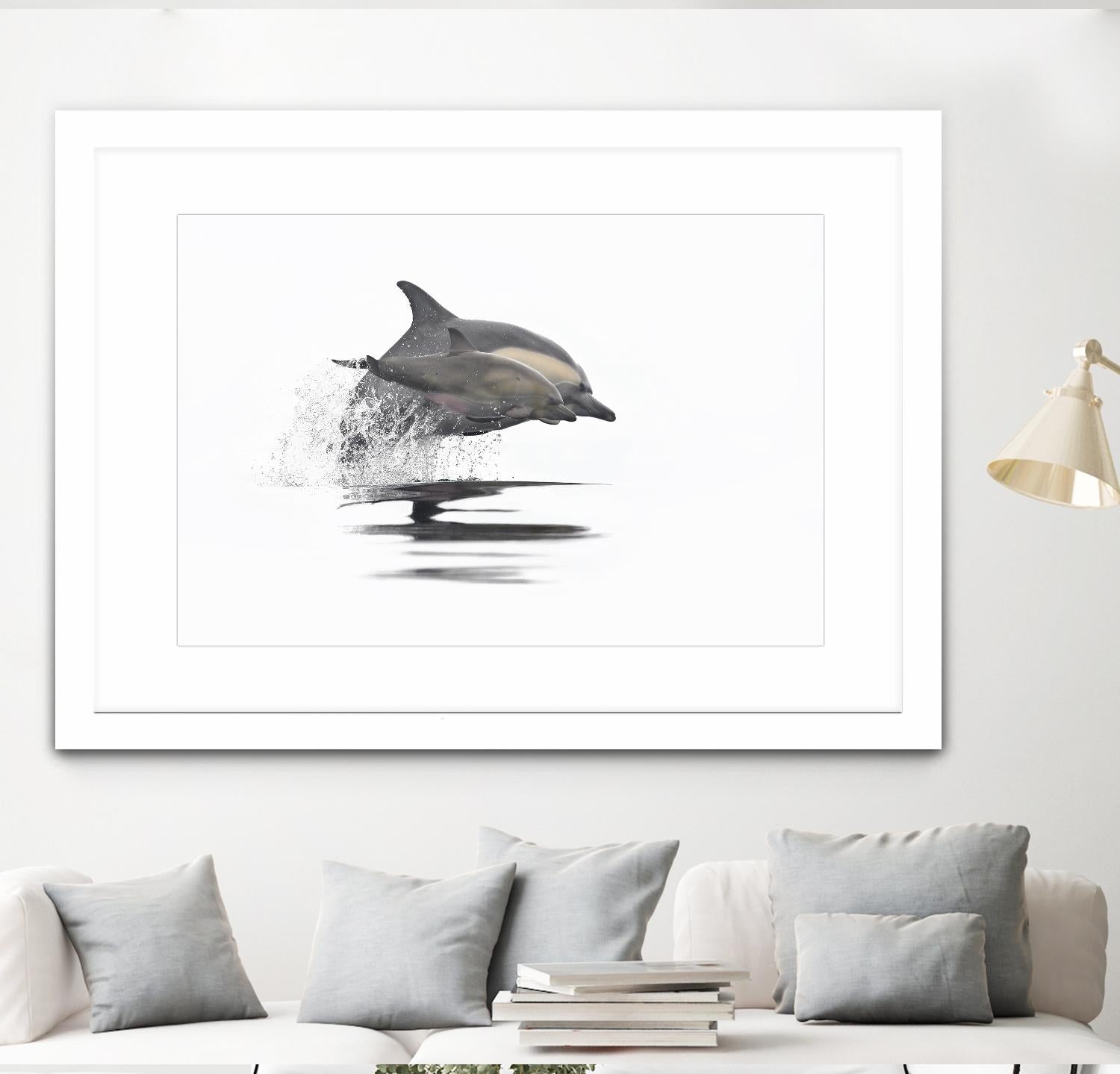 Mother and Daughter in Sync by Steve Munch on GIANT ART - grey nautical