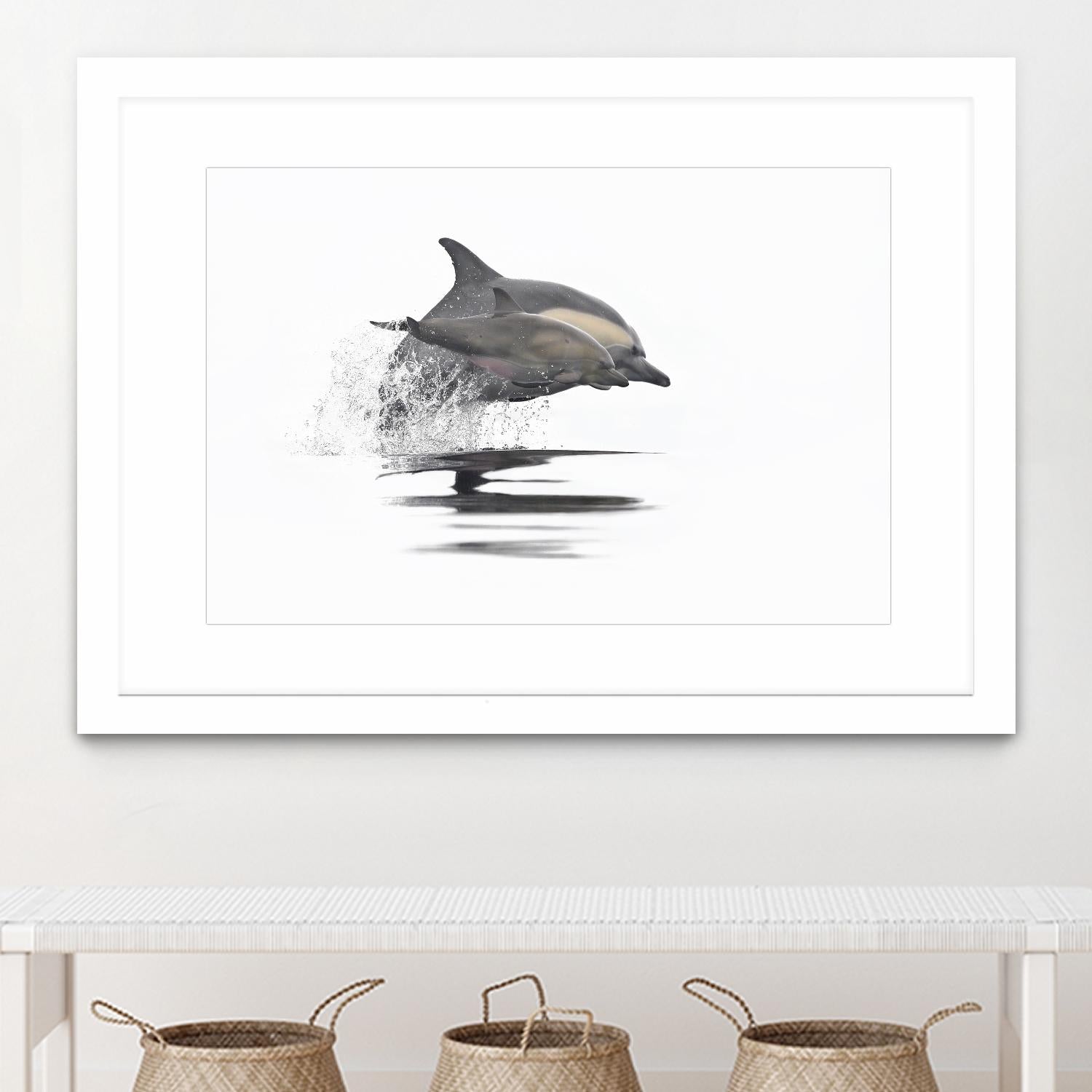 Mother and Daughter in Sync by Steve Munch on GIANT ART - grey nautical