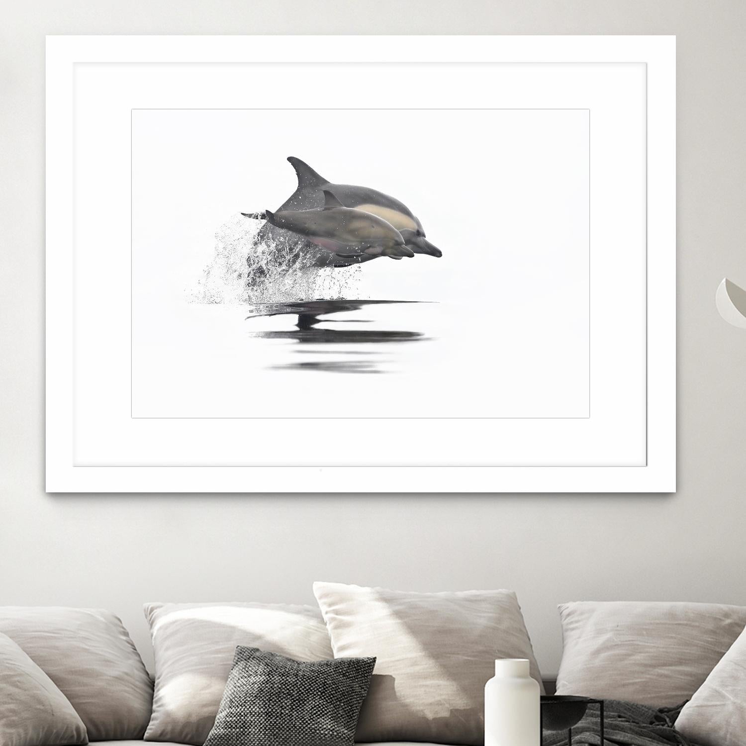 Mother and Daughter in Sync by Steve Munch on GIANT ART - grey nautical