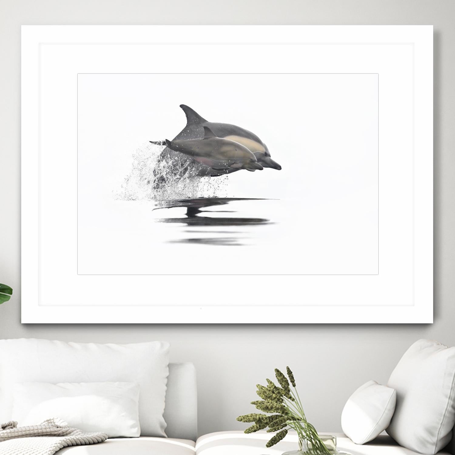 Mother and Daughter in Sync by Steve Munch on GIANT ART - grey nautical