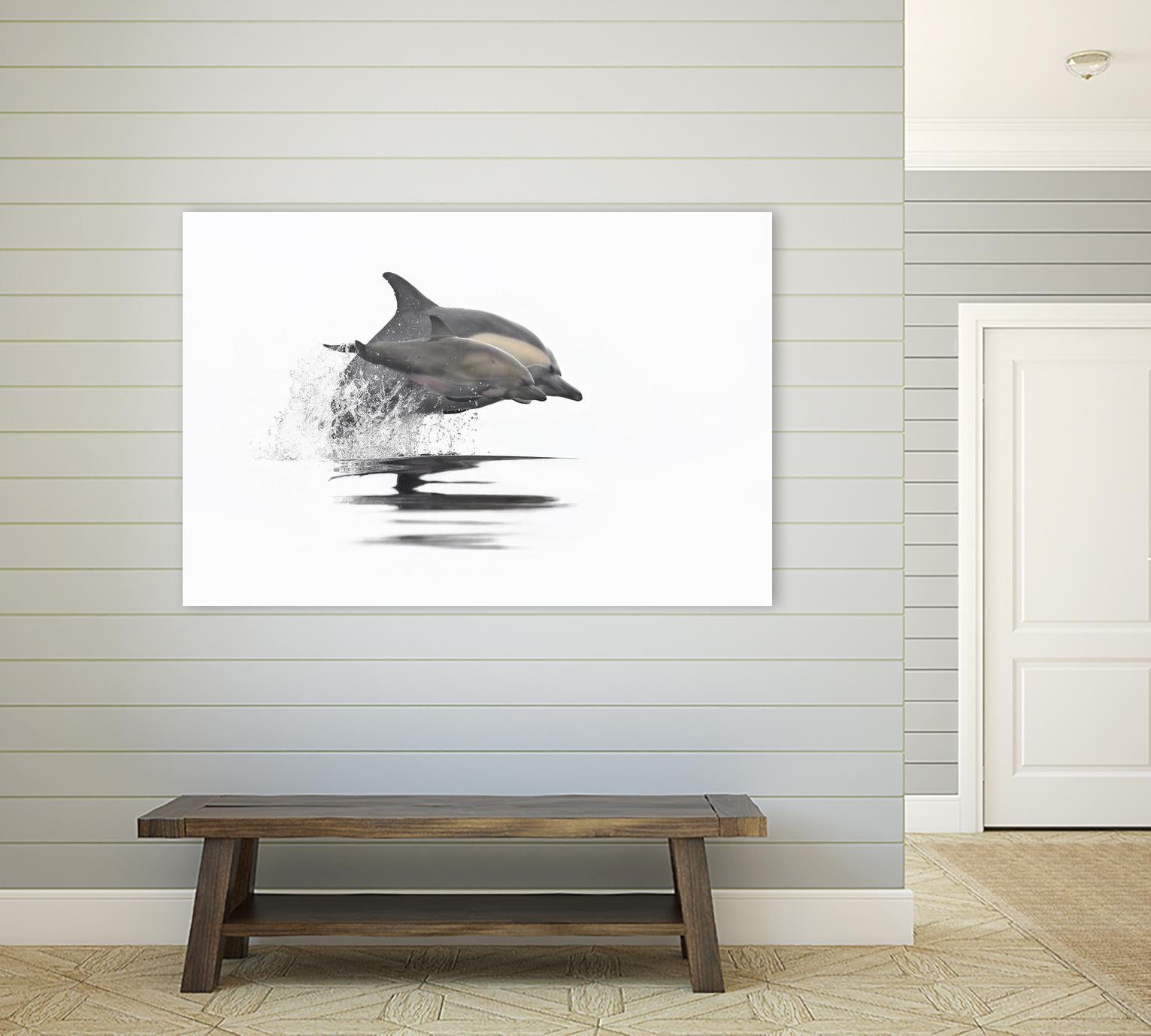 Mother and Daughter in Sync by Steve Munch on GIANT ART - grey nautical