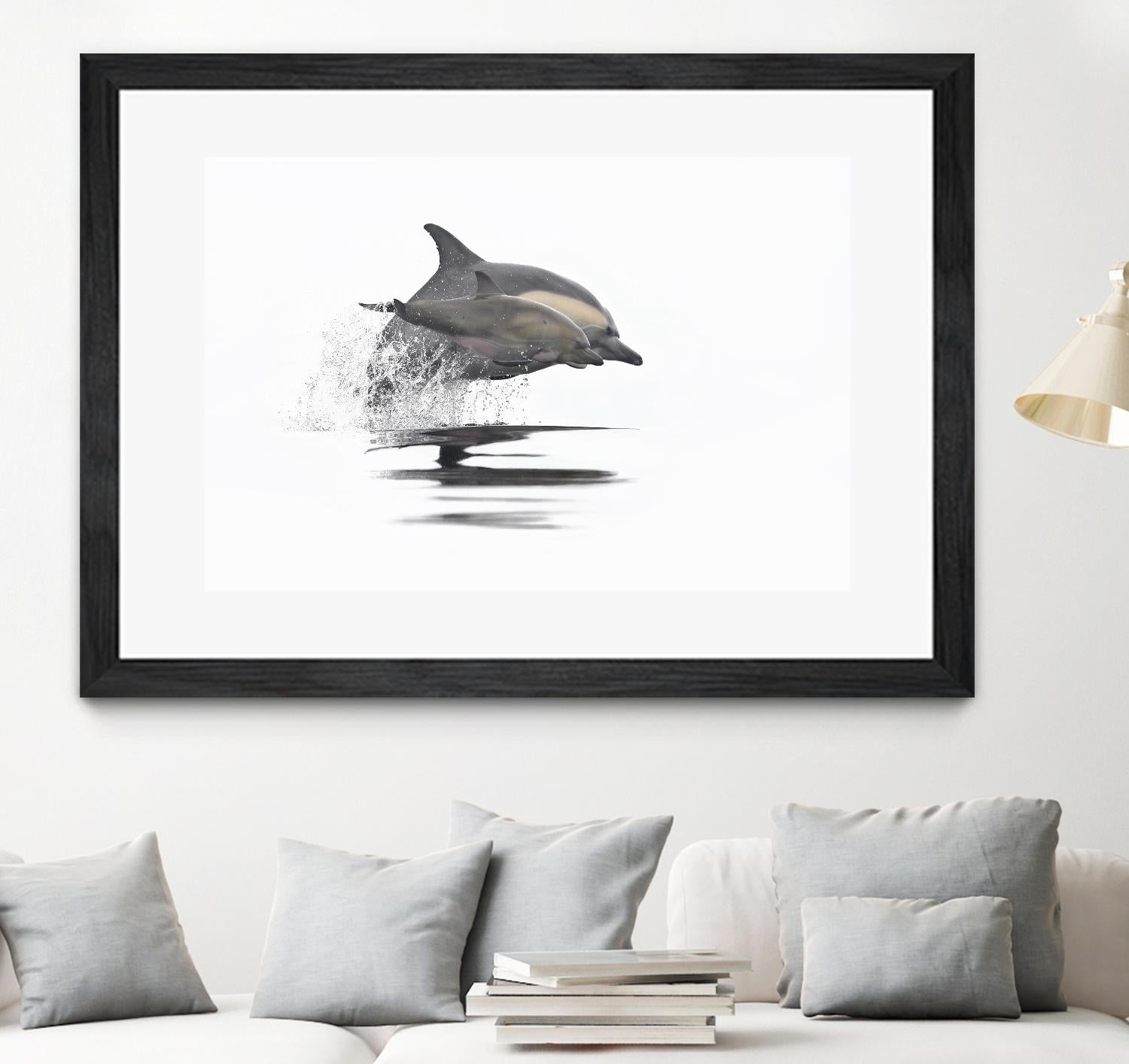 Mother and Daughter in Sync by Steve Munch on GIANT ART - grey nautical