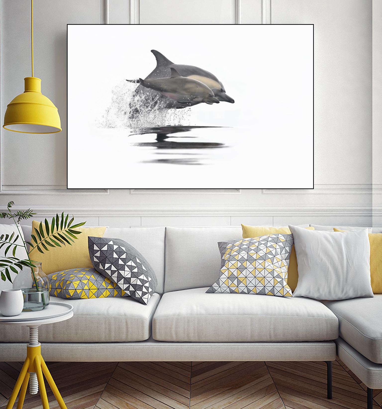 Mother and Daughter in Sync by Steve Munch on GIANT ART - grey nautical