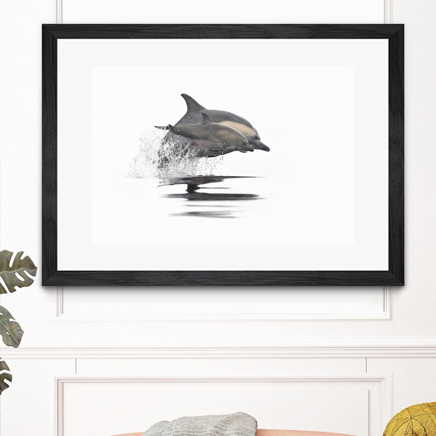 Mother and Daughter in Sync by Steve Munch on GIANT ART - grey nautical