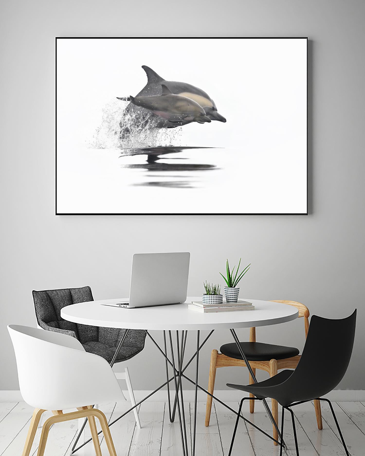 Mother and Daughter in Sync by Steve Munch on GIANT ART - grey nautical