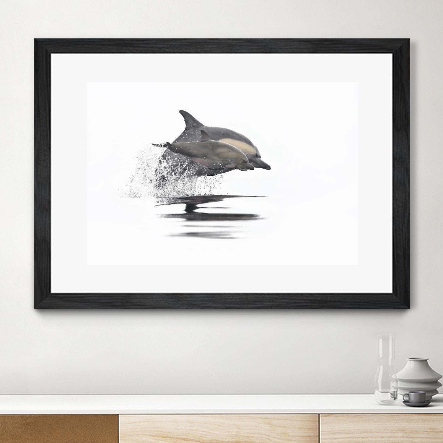Mother and Daughter in Sync by Steve Munch on GIANT ART - grey nautical