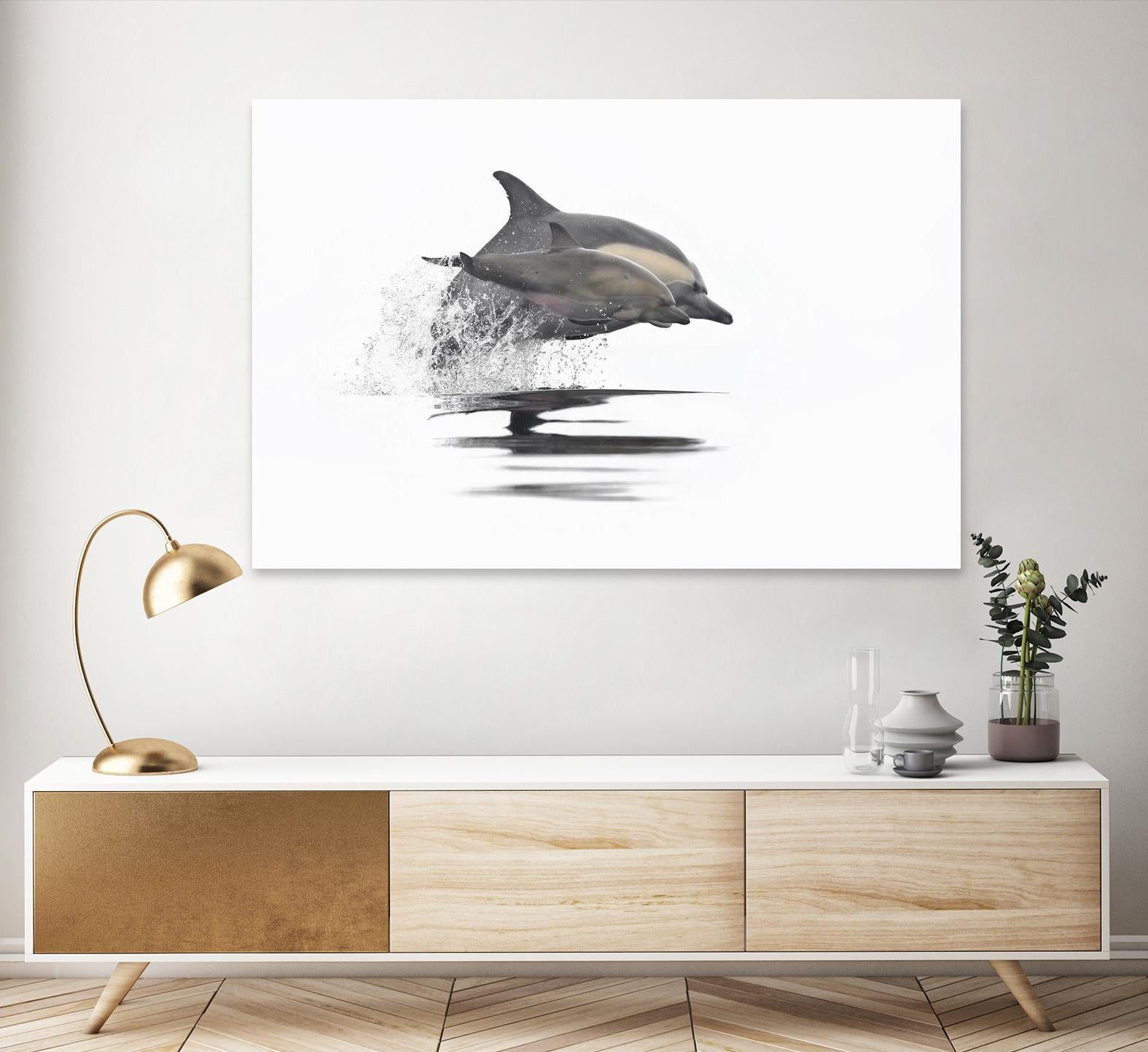 Mother and Daughter in Sync by Steve Munch on GIANT ART - grey nautical