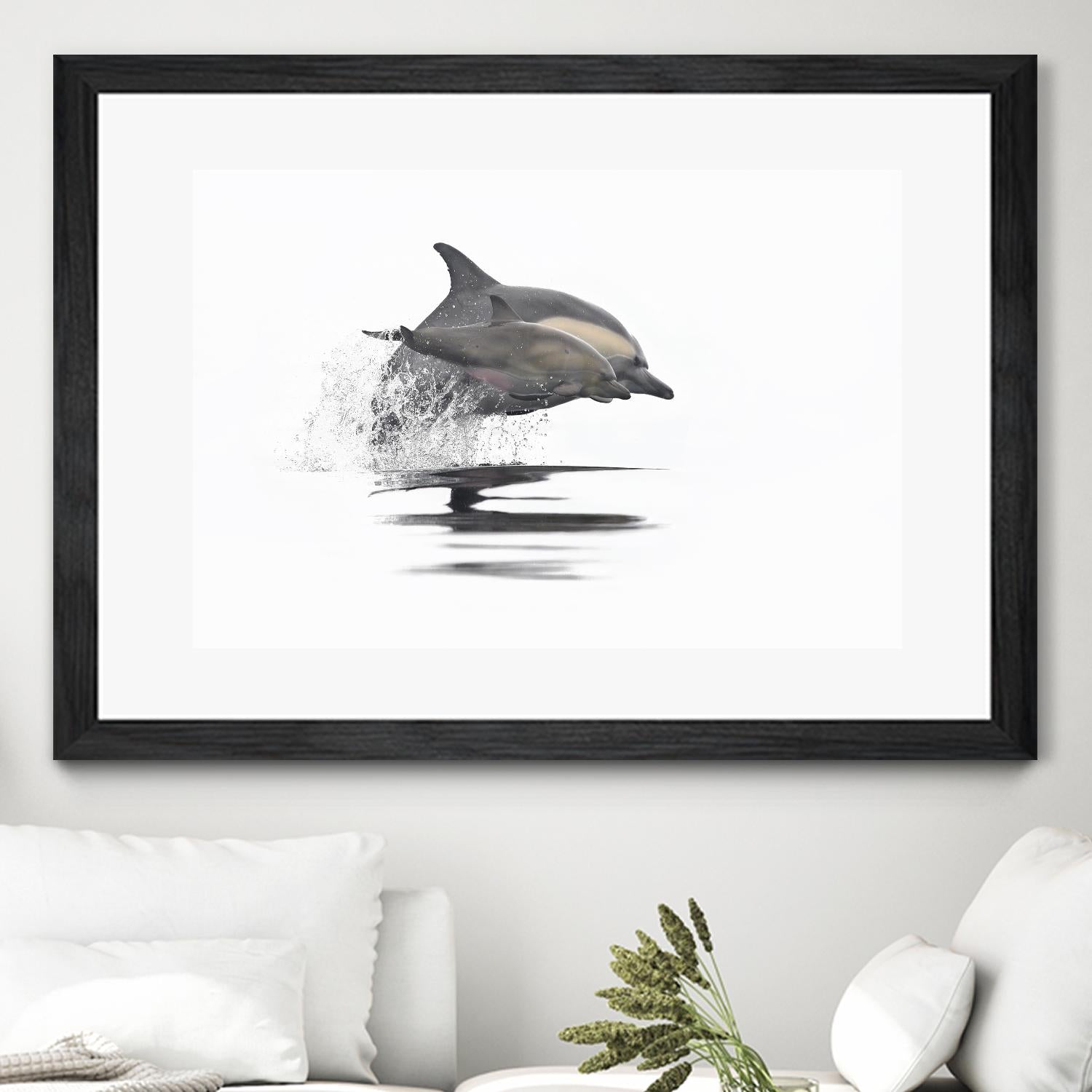 Mother and Daughter in Sync by Steve Munch on GIANT ART - grey nautical
