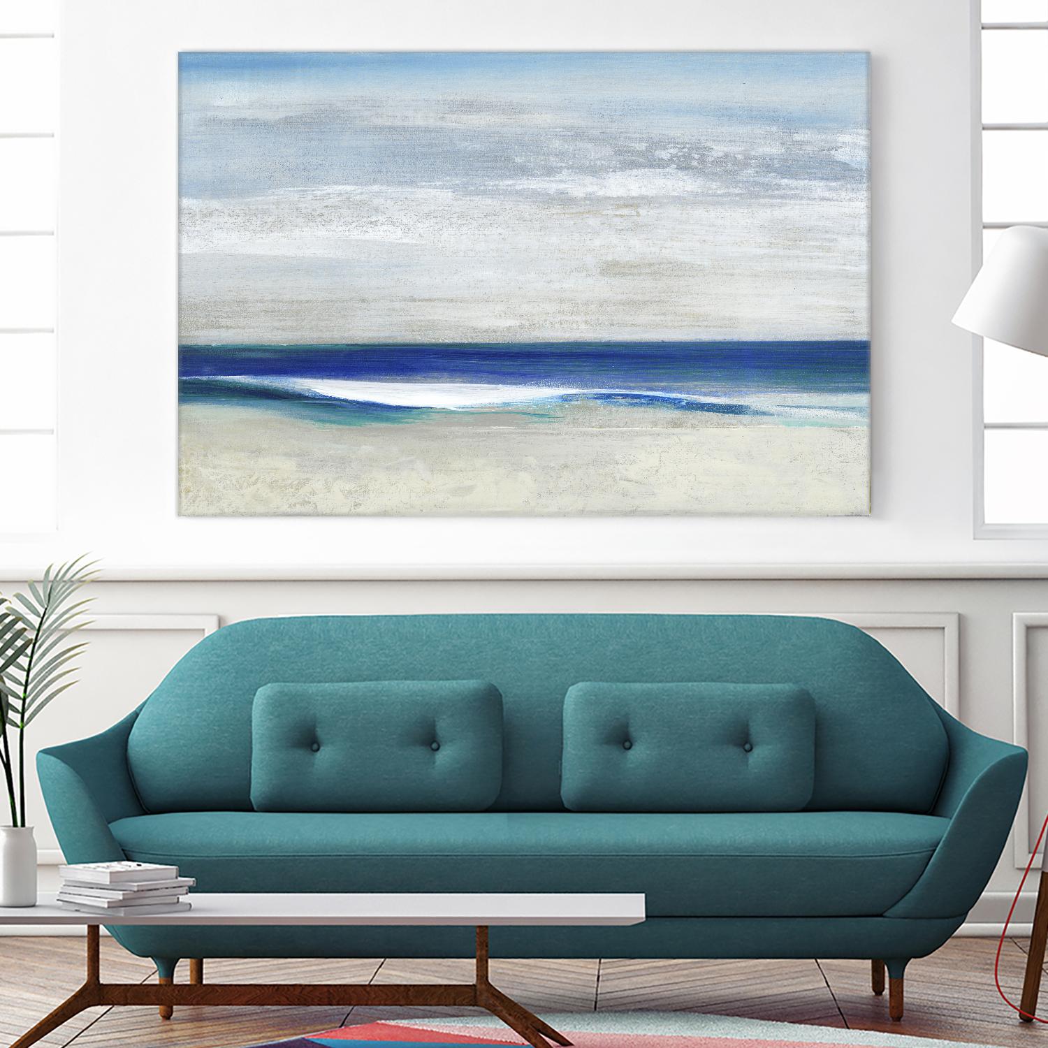 Summers End by Maya Woods on GIANT ART - beige abstract