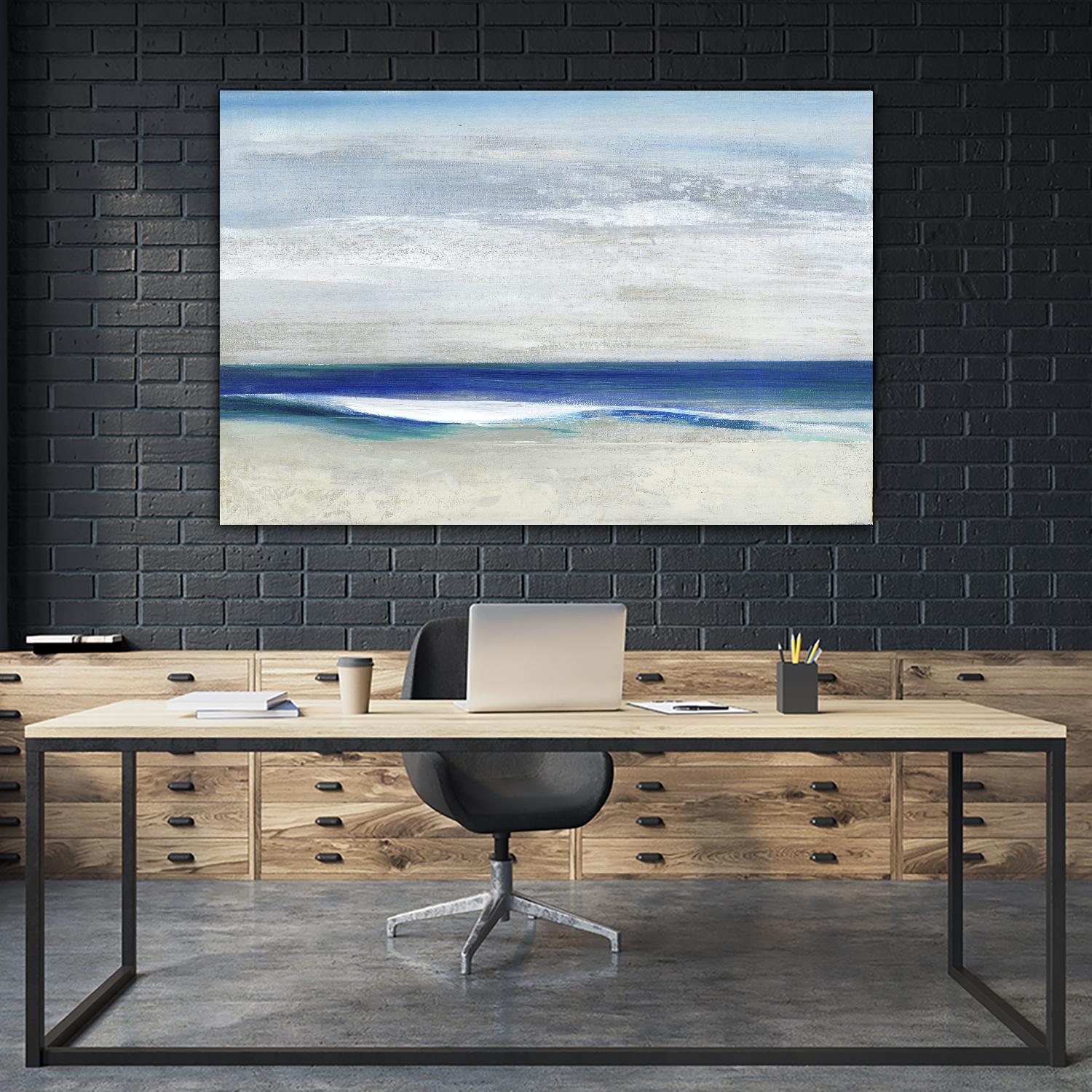 Summers End by Maya Woods on GIANT ART - beige abstract