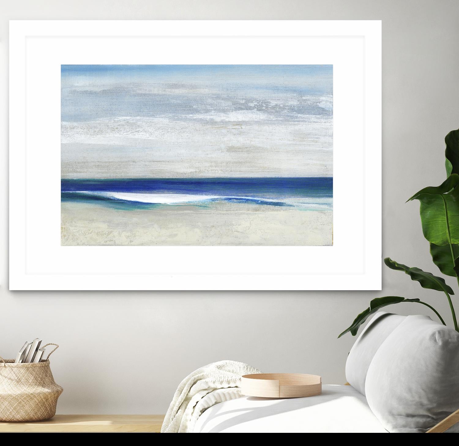 Summers End by Maya Woods on GIANT ART - beige abstract