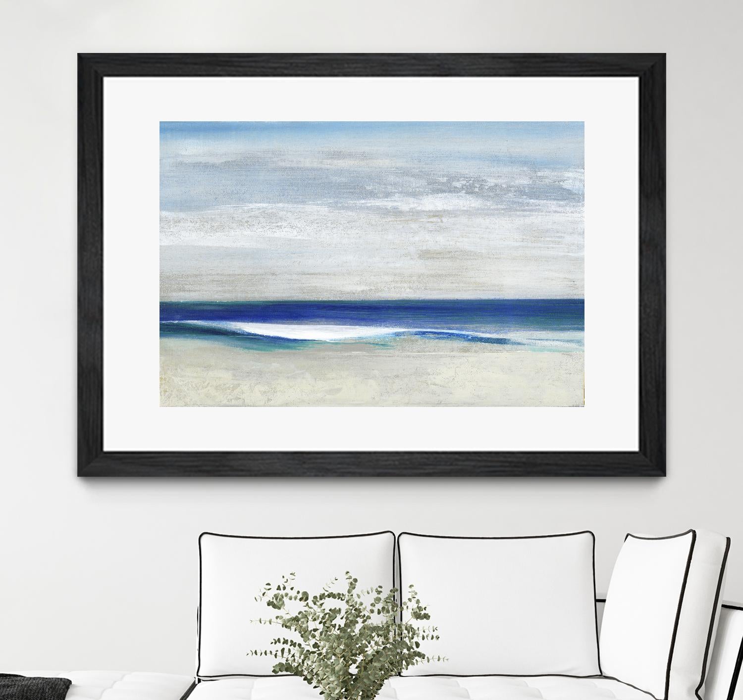 Summers End by Maya Woods on GIANT ART - beige abstract