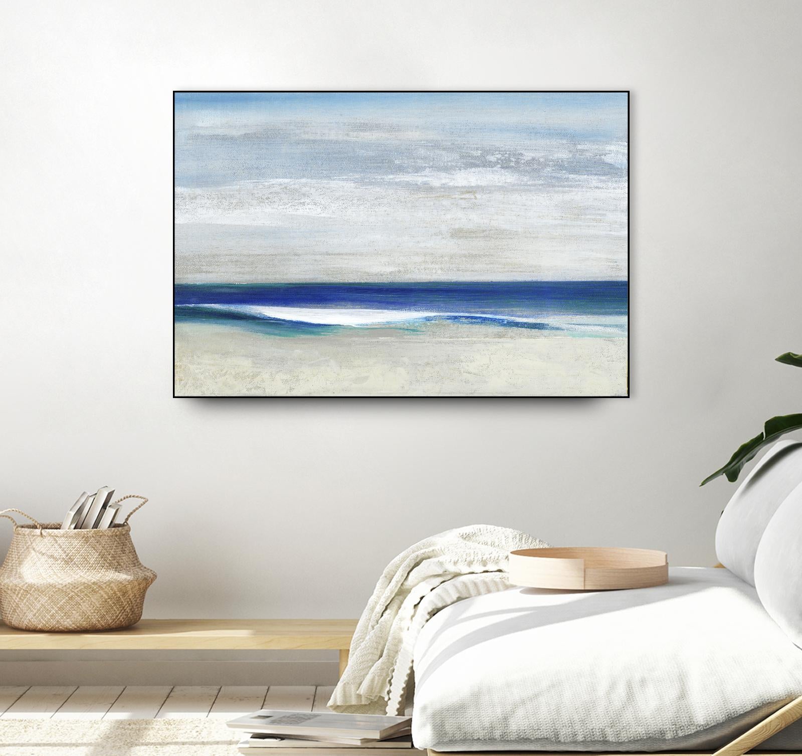 Summers End by Maya Woods on GIANT ART - beige abstract