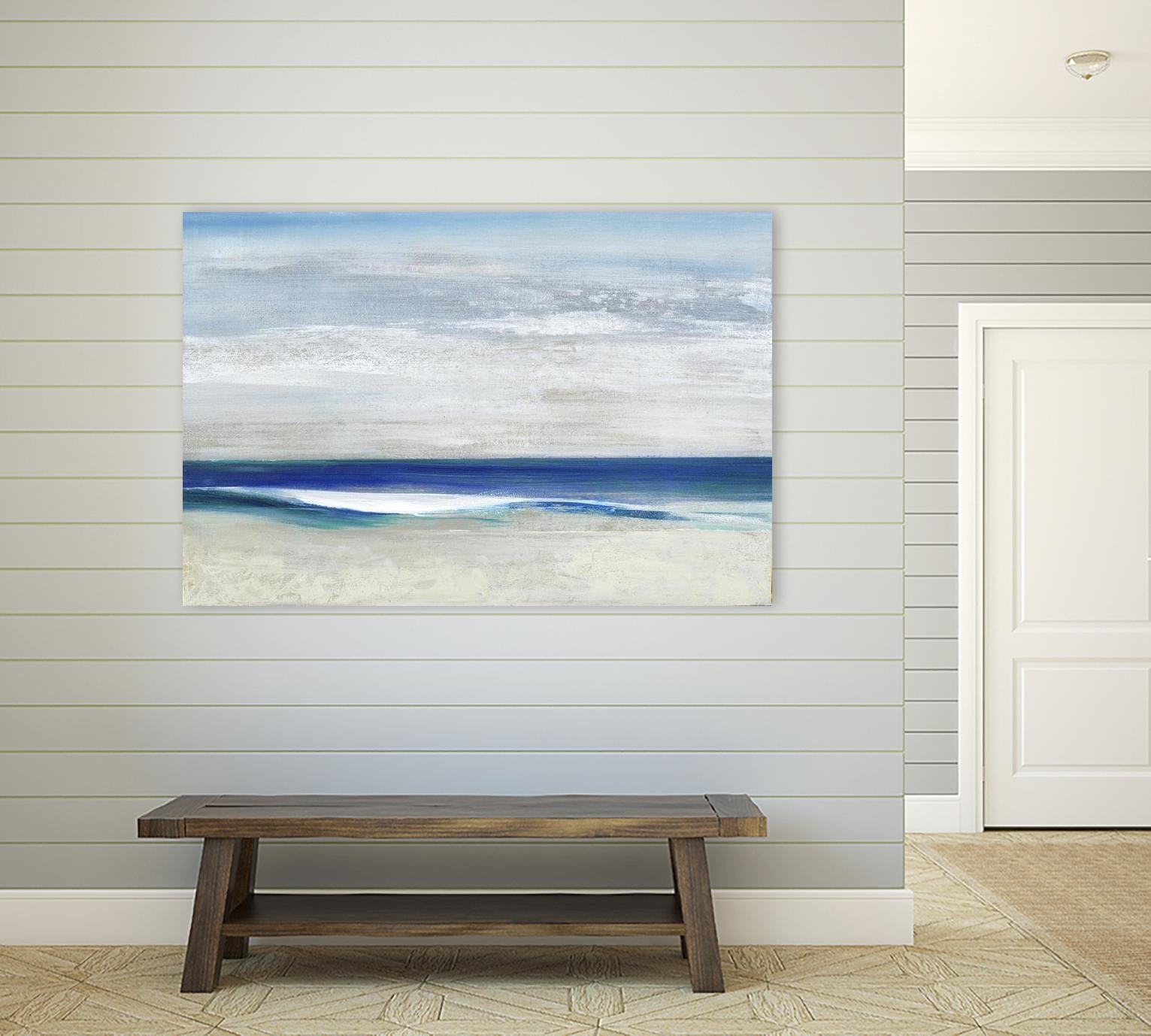 Summers End by Maya Woods on GIANT ART - beige abstract