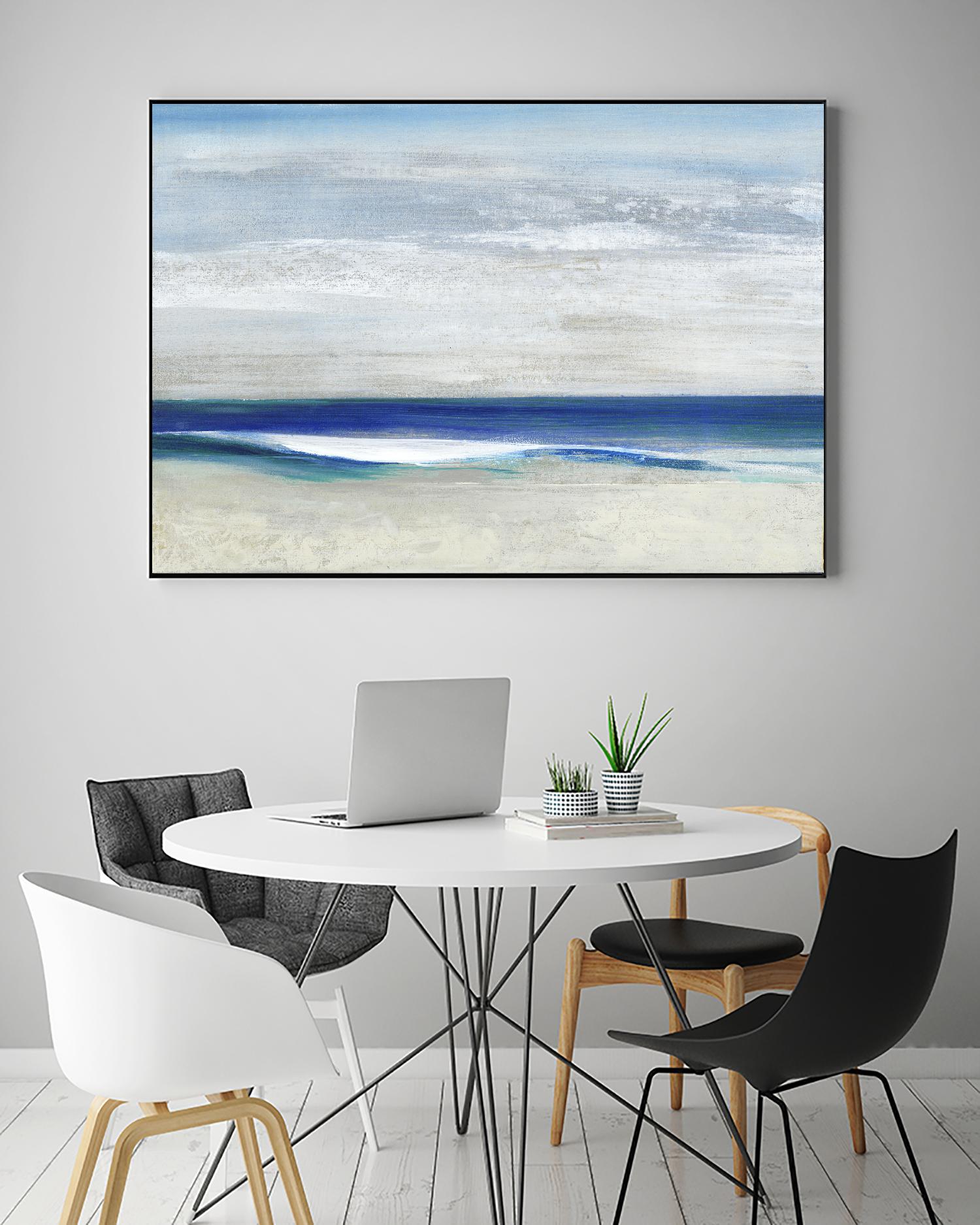 Summers End by Maya Woods on GIANT ART - beige abstract