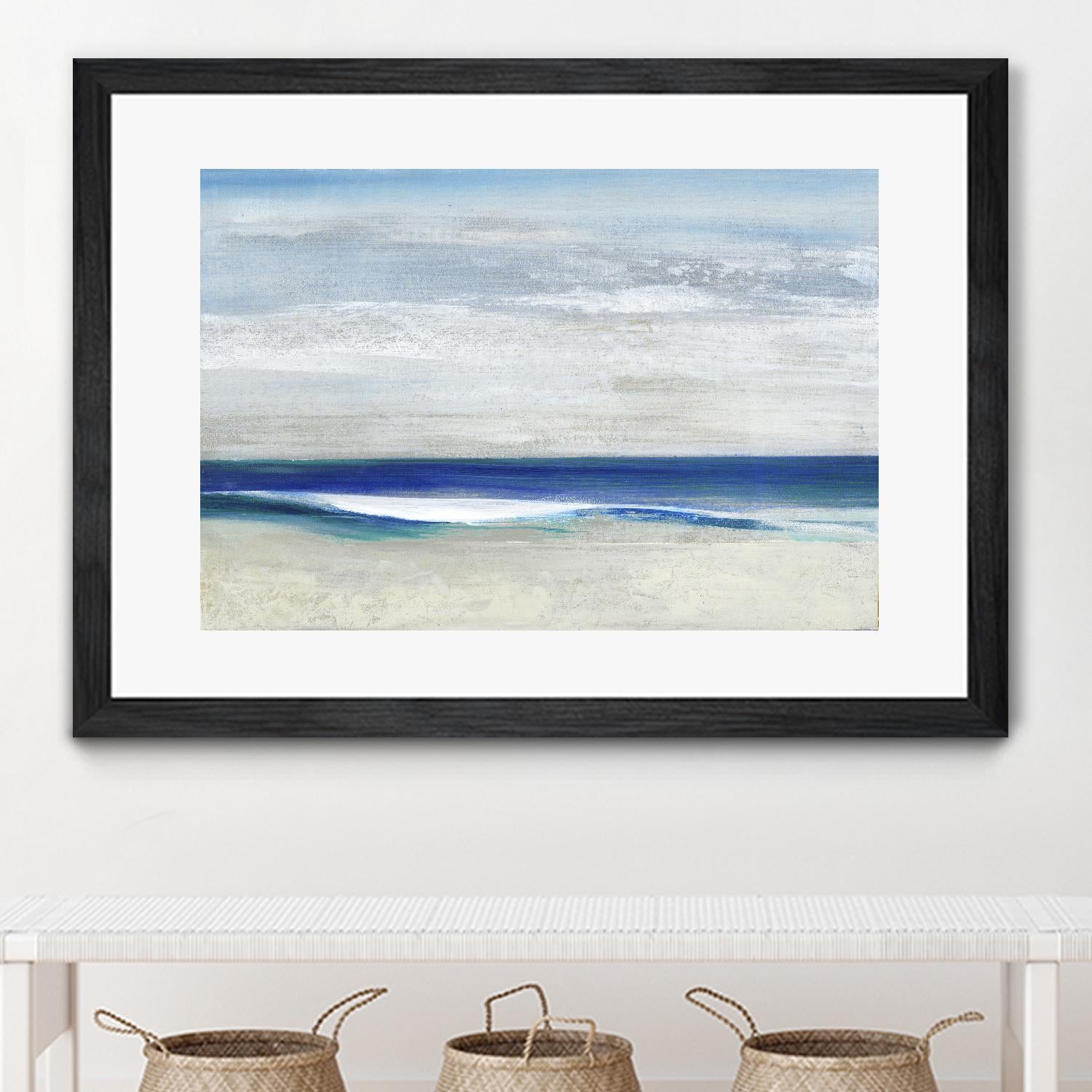 Summers End by Maya Woods on GIANT ART - beige abstract